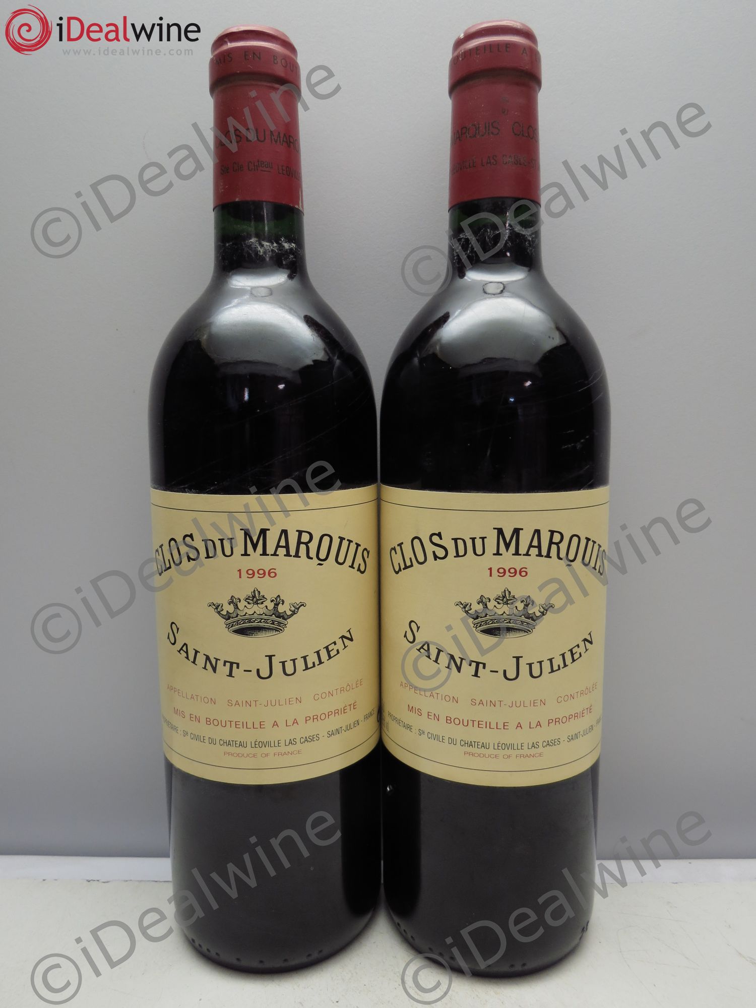 Clos du Marquis 1996 - Lot de 2 bouteilles - 0