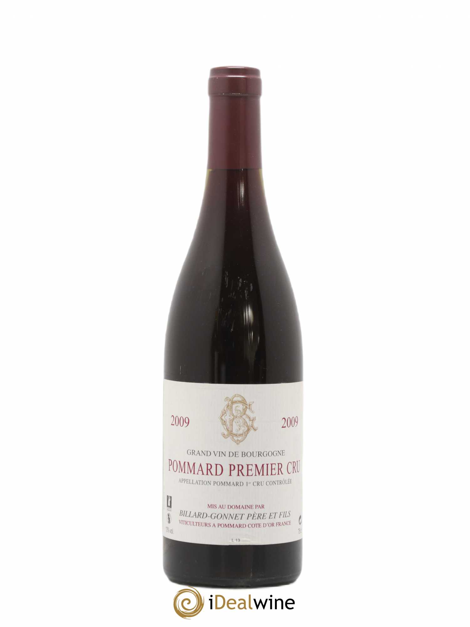 Pommard 1er Cru Domaine Billard Gonnet Père et fils 2009 - Posten von 1 Flasche - 0
