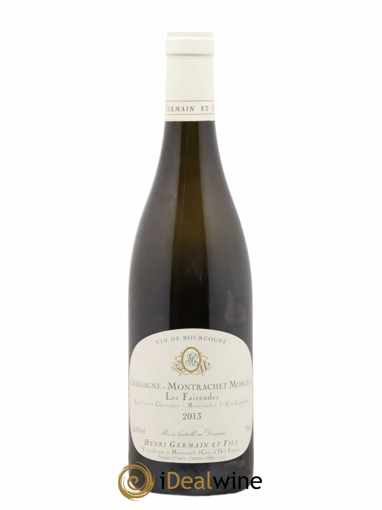 Chassagne-Montrachet 1er Cru Morgeot Les Fairendes Henri Germain 2013 - Lot de 1 bouteille - 0