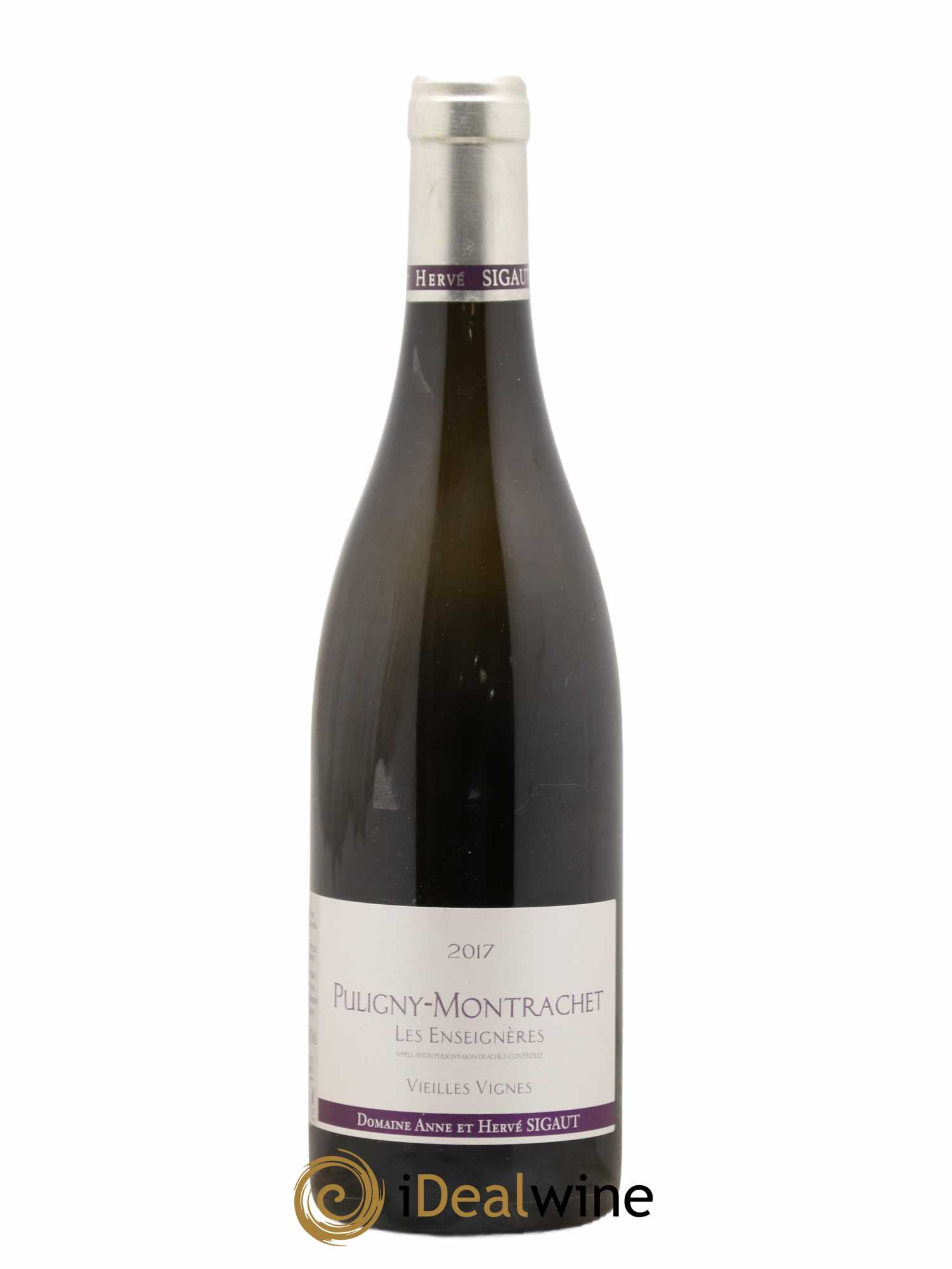 Puligny-Montrachet Les Enseignères Vieilles Vignes Domaine Anne et Hervè Sigaut 2017 - Posten von 1 Flasche - 0