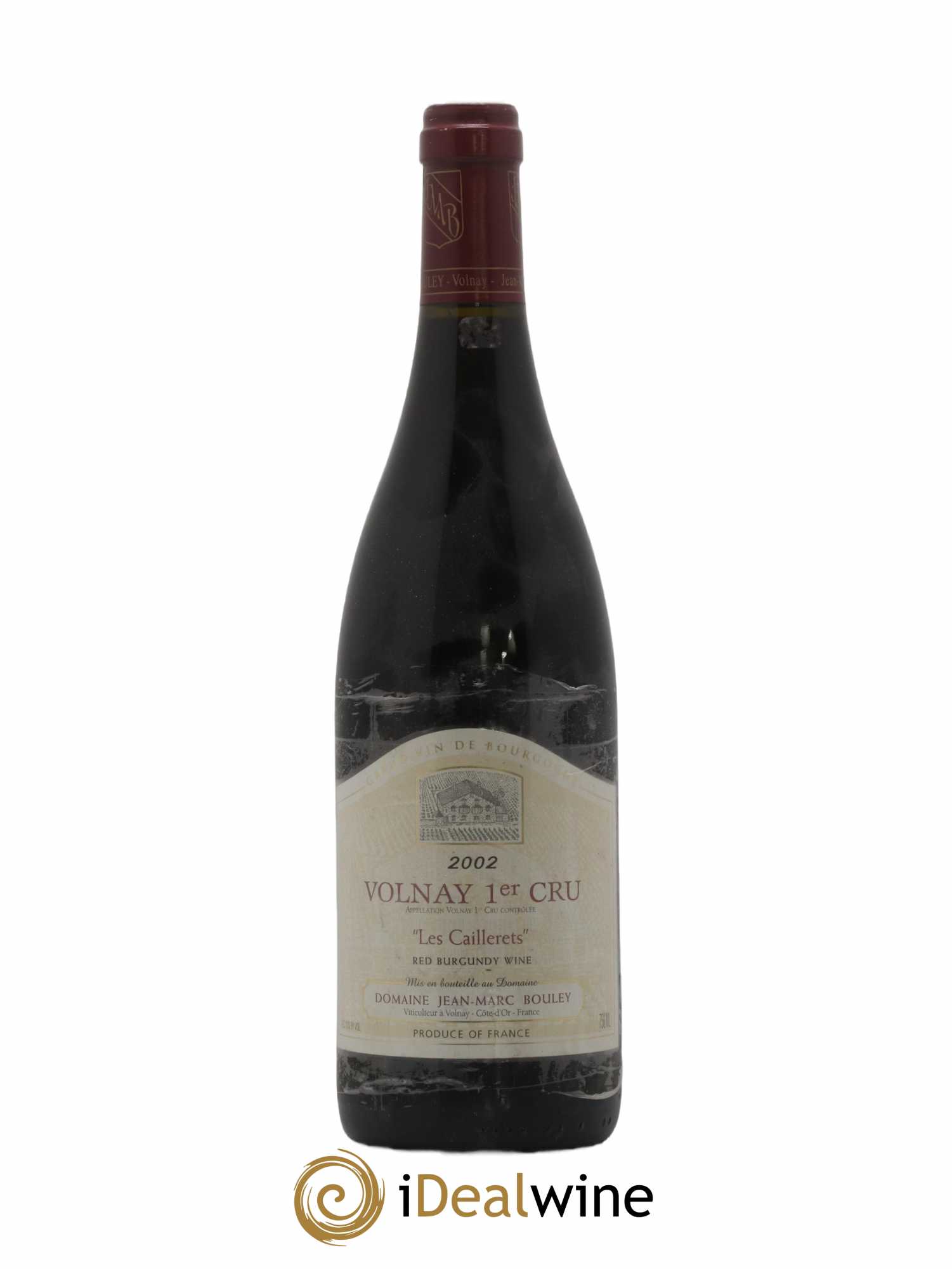Volnay 1er Cru Les Caillerets Domaine Jean-Marc Bouley 2002 - Posten von 1 Flasche - 0