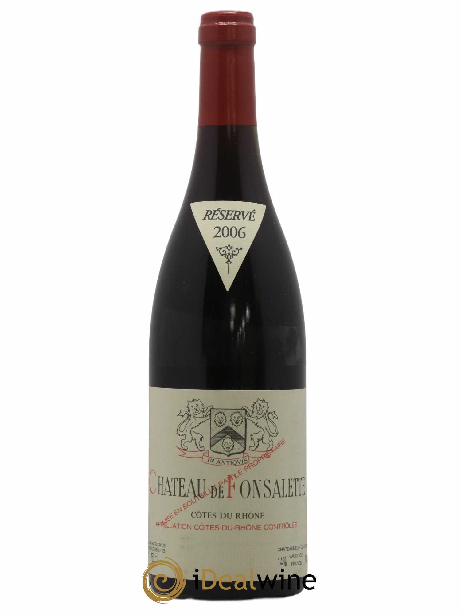Côtes-du-Rhône Château de Fonsalette Emmanuel Reynaud 2006 - Lot de 1 bouteille - 0