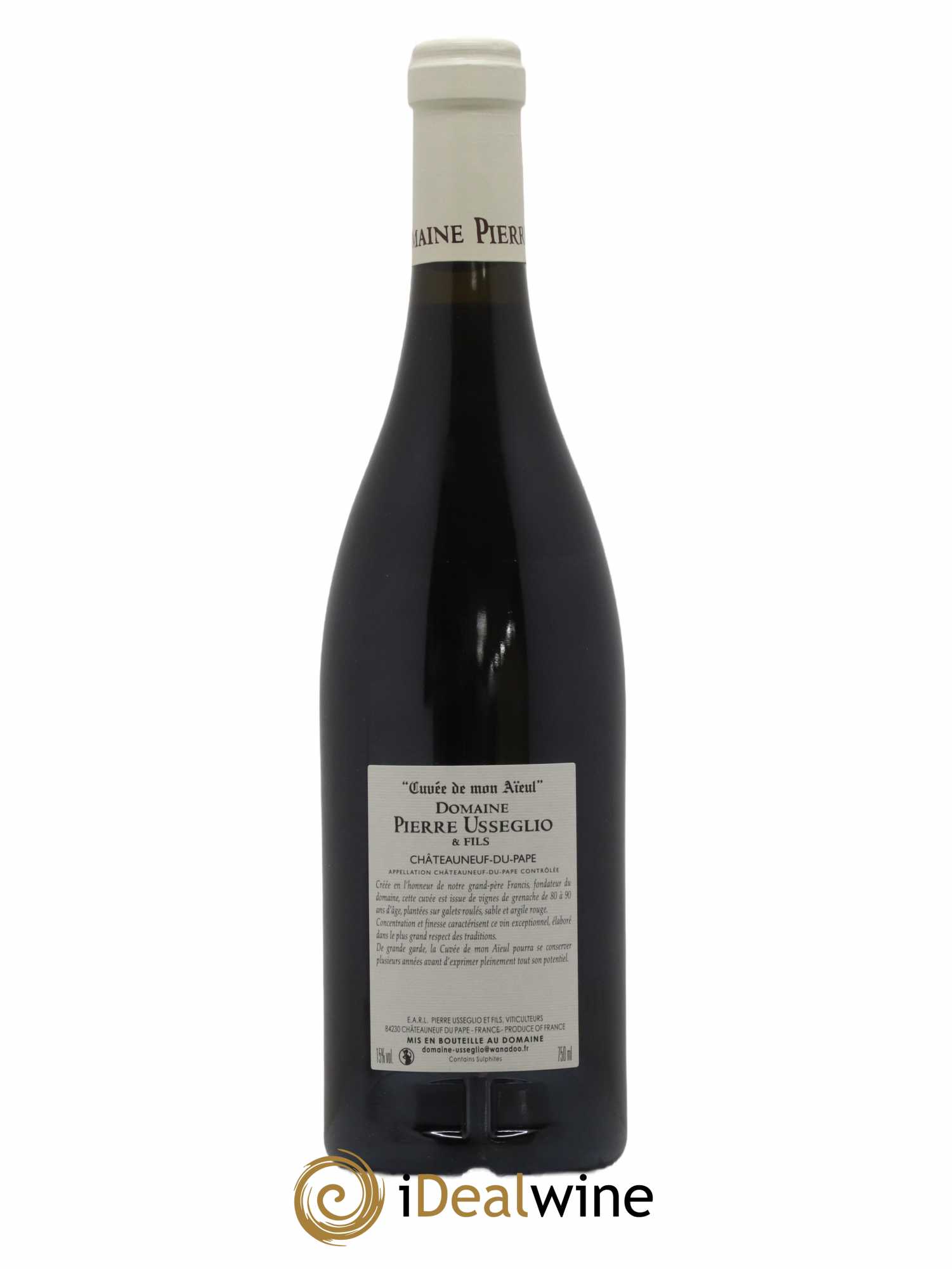 Châteauneuf-du-Pape Cuvée de mon Aïeul Pierre Usseglio & Fils 2007 - Lot de 1 bouteille - 1