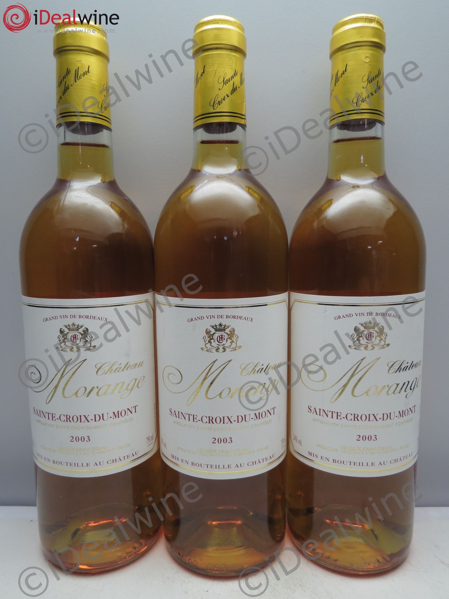 Sainte-Croix-du-Mont Château Morange 2003 - Lotto di 3 bottiglie - 0