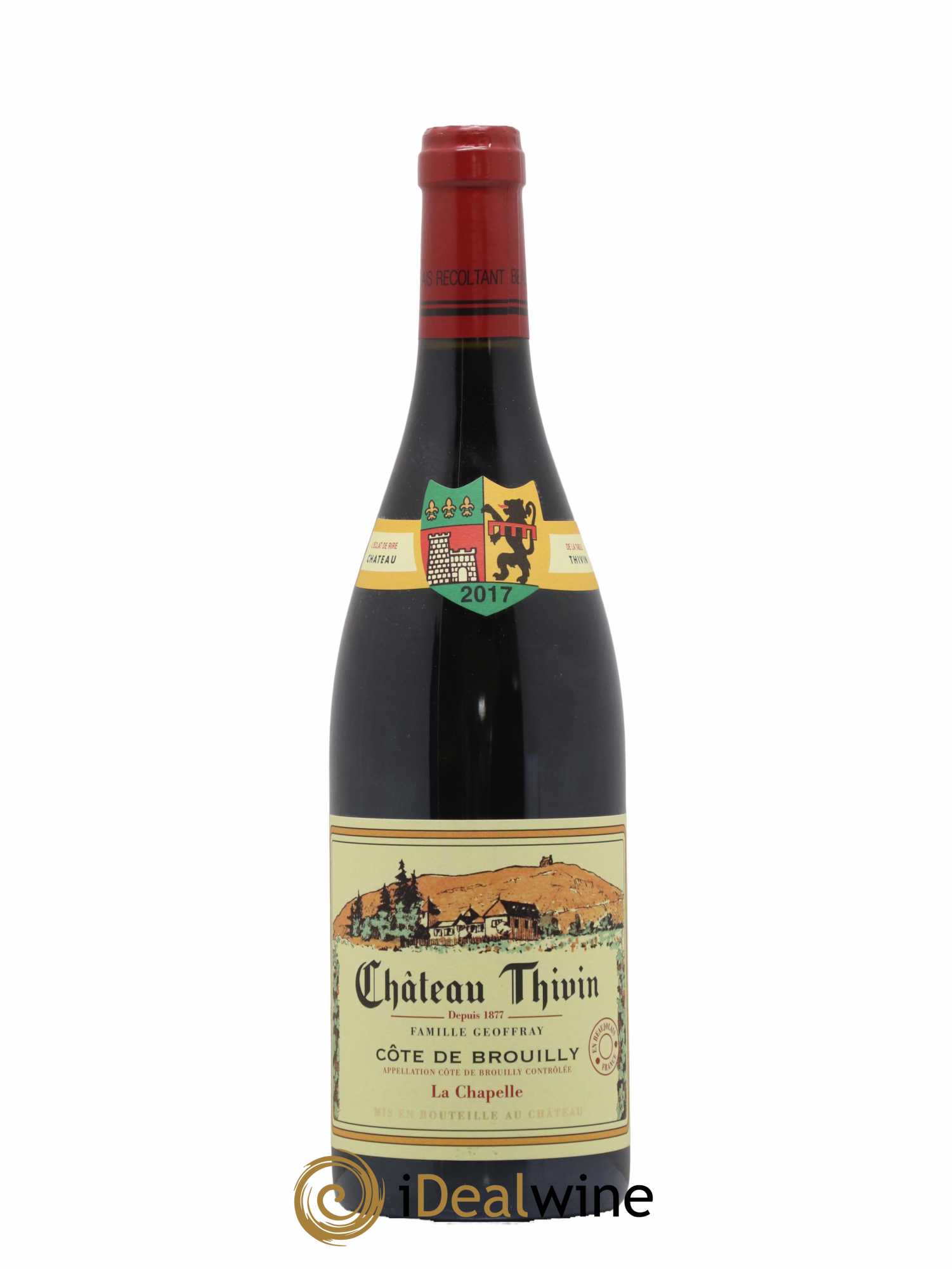 Côte de Brouilly Cuvée La Chapelle Château Thivin 2017 - Lot de 1 bouteille - 0