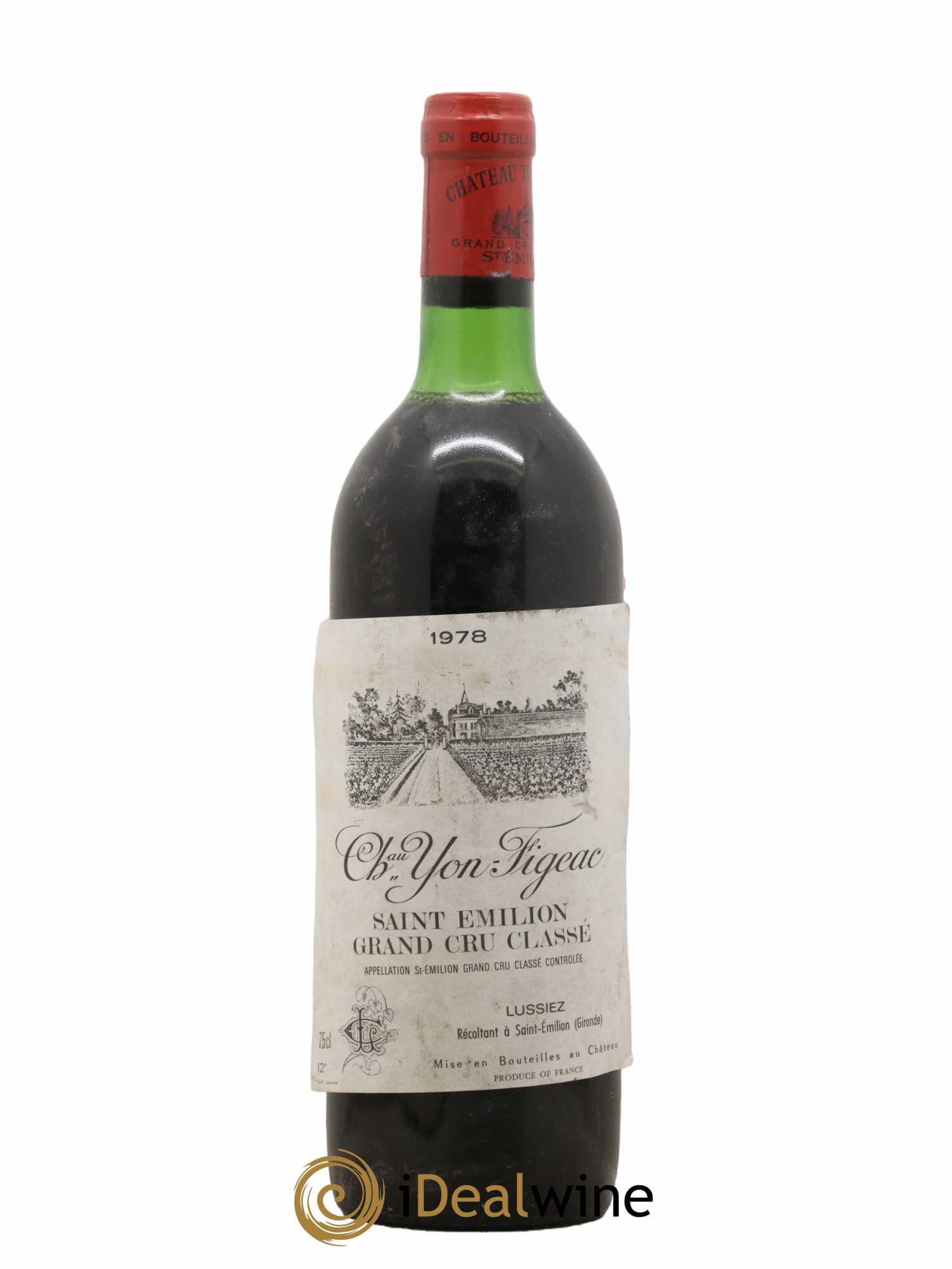 Château Yon Figeac Grand Cru Classé 1978 - Lot de 1 bouteille - 0