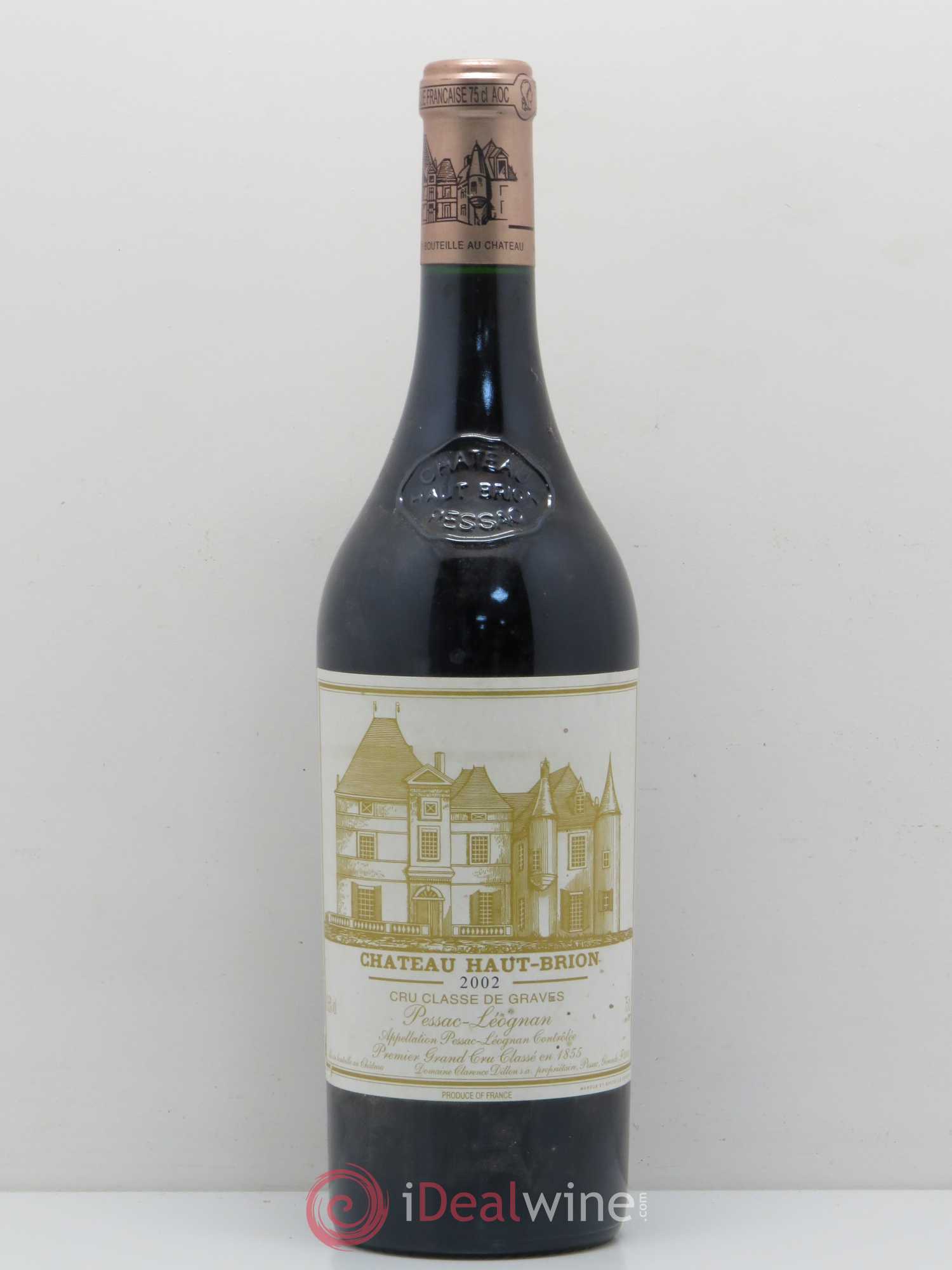 Château Haut Brion 1er Grand Cru Classé 2002 - Lot de 1 bouteille - 0