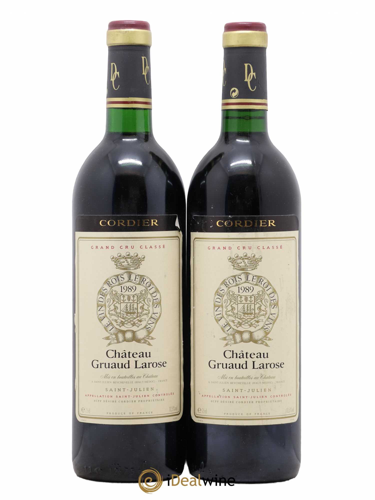 Château Gruaud Larose 2ème Grand Cru Classé 1989 - Lot de 2 bouteilles - 0