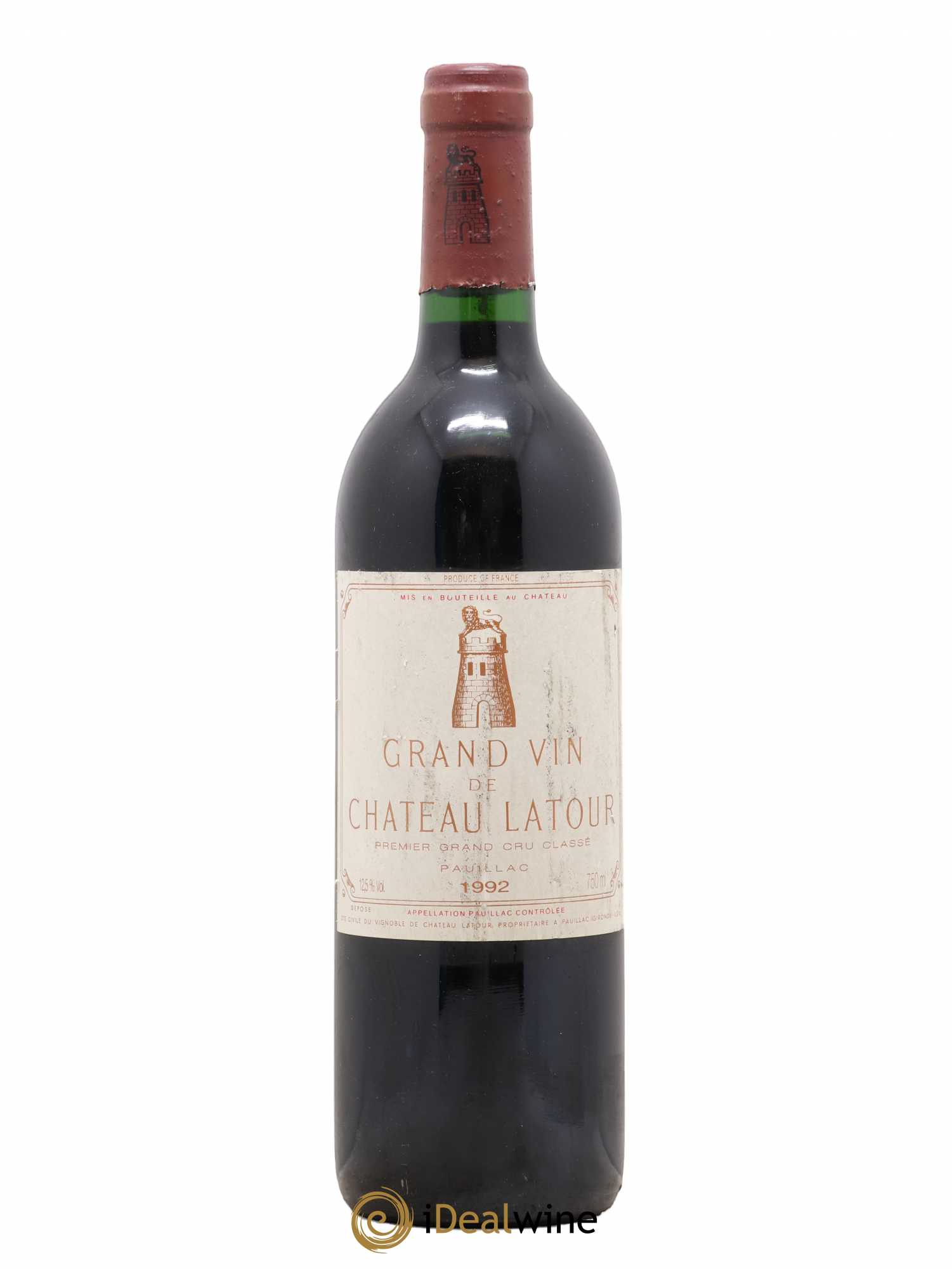 Château Latour 1er Grand Cru Classé 1992 - Lot de 1 bouteille - 0