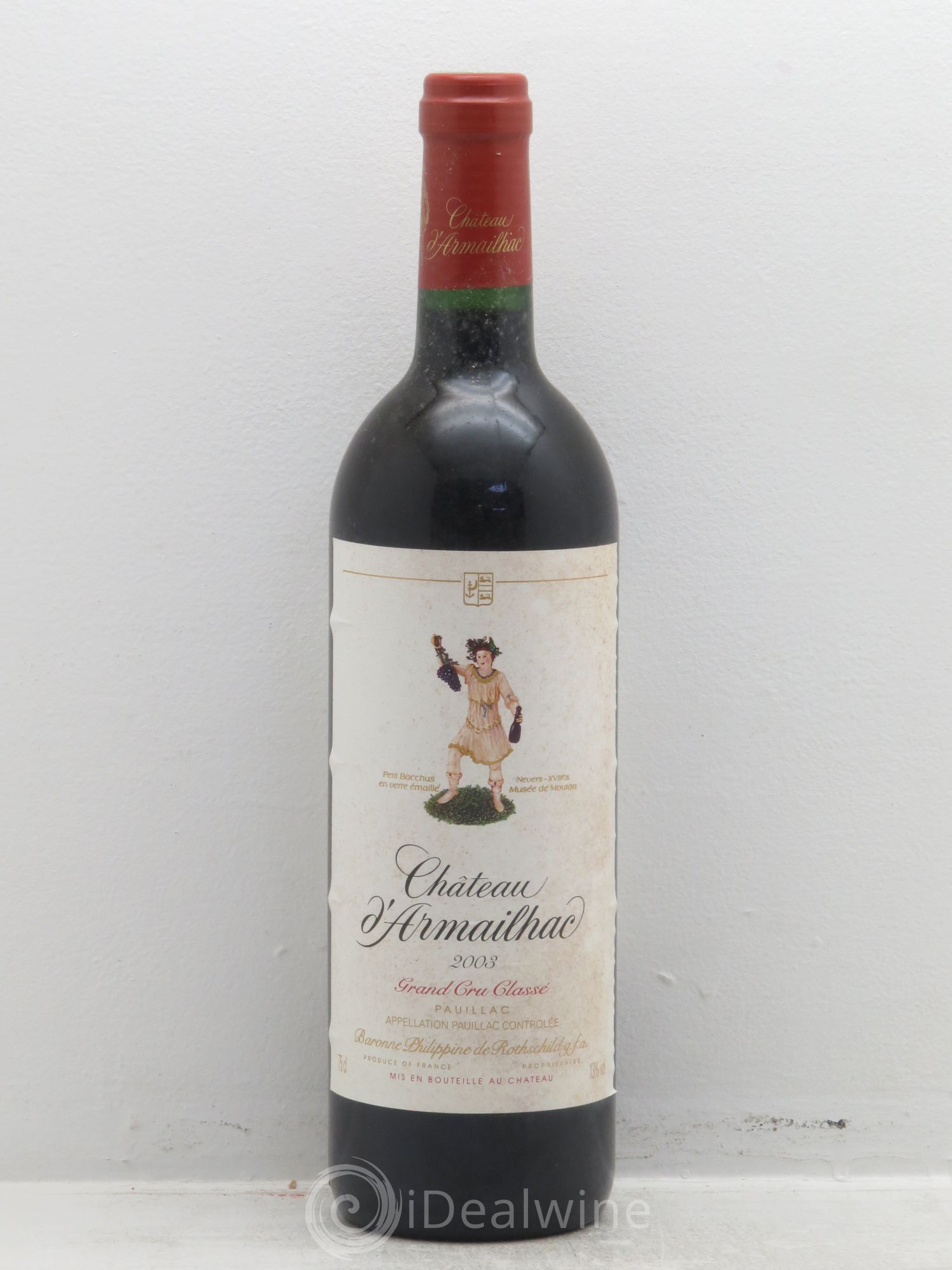 Château d' Armailhac - Mouton Baron(ne) Philippe 5ème Grand Cru Classé 2003 - Lot de 6 bouteilles - 0