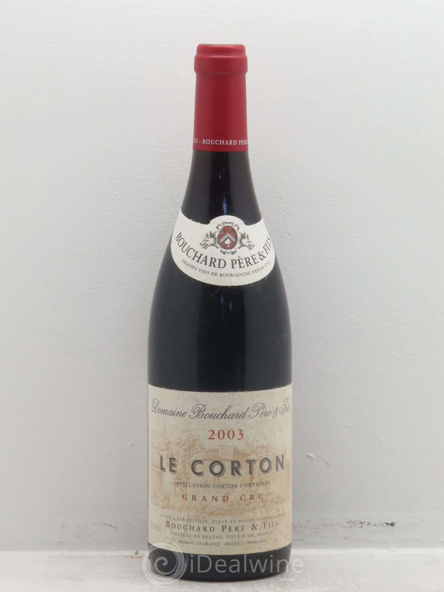 Corton Grand Cru Le Corton Bouchard Père & Fils 2003 - Lot de 6 bouteilles - 0