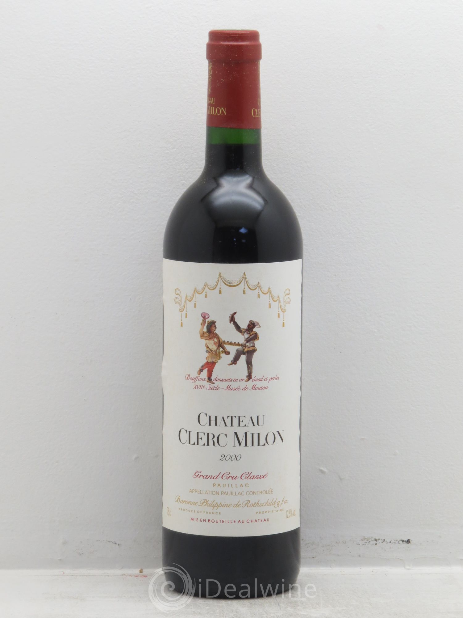 Château Clerc Milon 5ème Grand Cru Classé 2000 - Lot de 12 bouteilles - 0