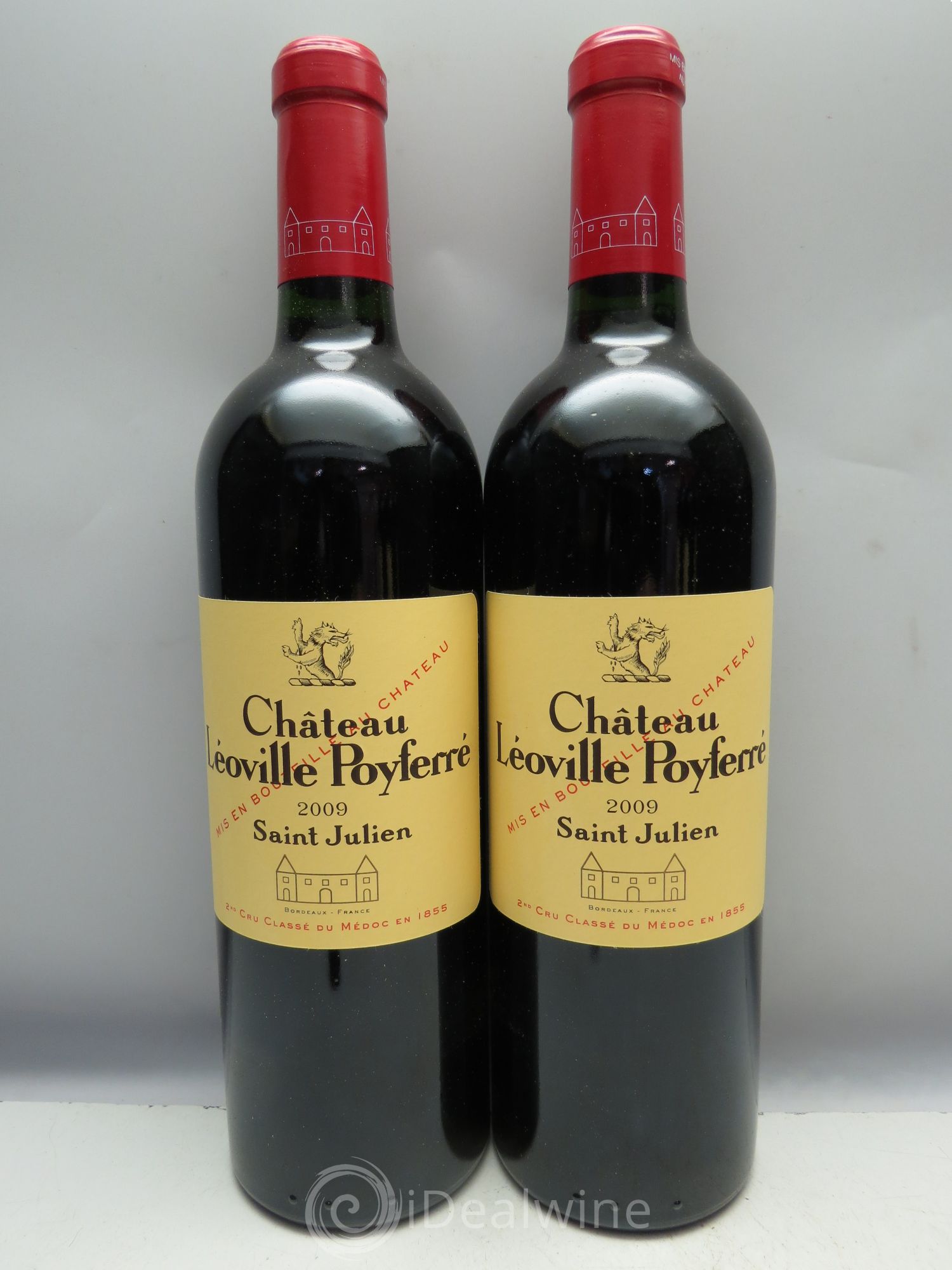 Château Léoville Poyferré 2ème Grand Cru Classé 2009 - Lot de 6 bouteilles - 1