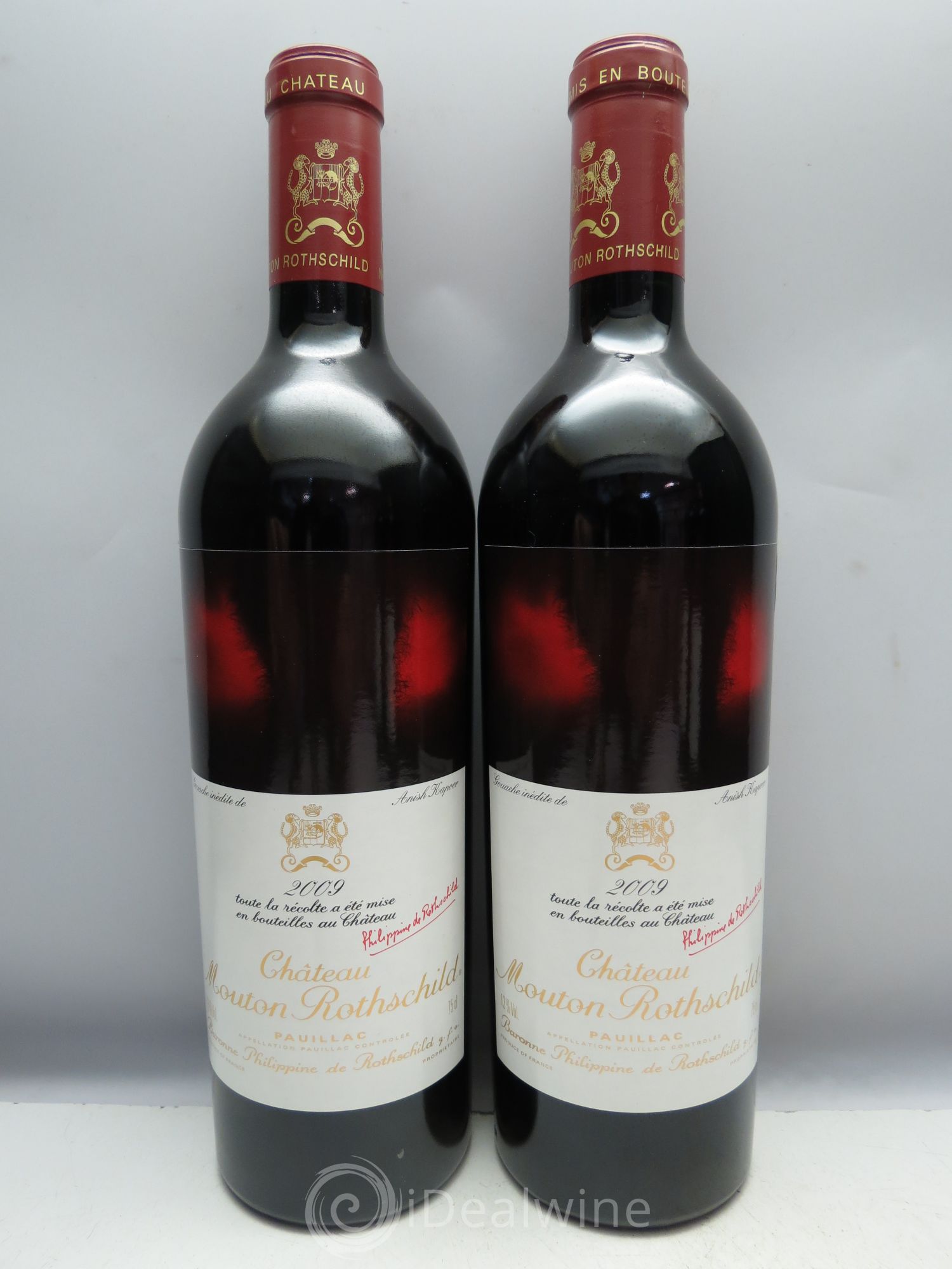 Château Mouton Rothschild 1er Grand Cru Classé (2 CB de 3 btes) 2009 - Lot de 6 bouteilles - 2