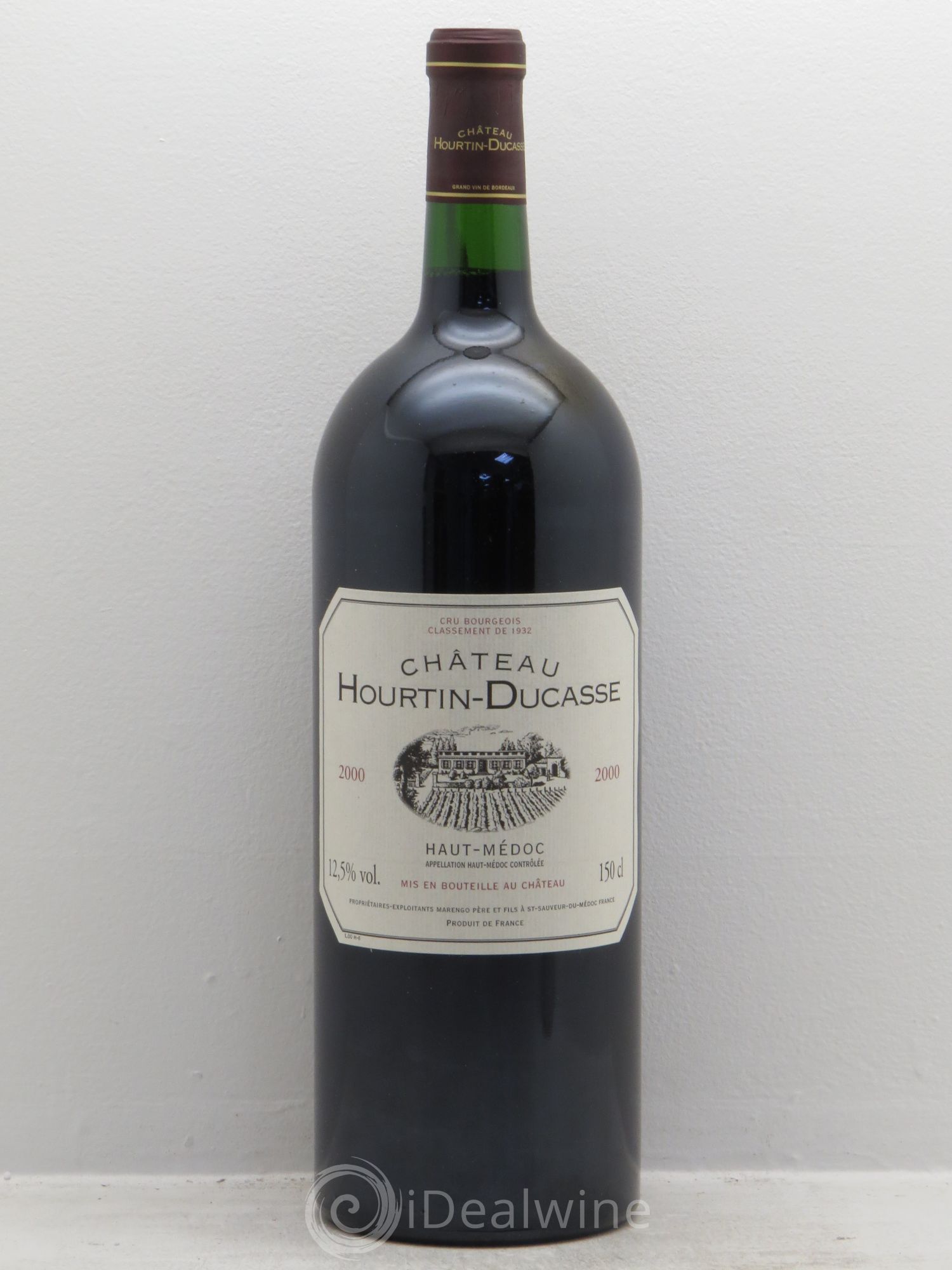 Château Hourtin Ducasse Cru Bourgeois 2000 - Lot de 6 magnums - 0