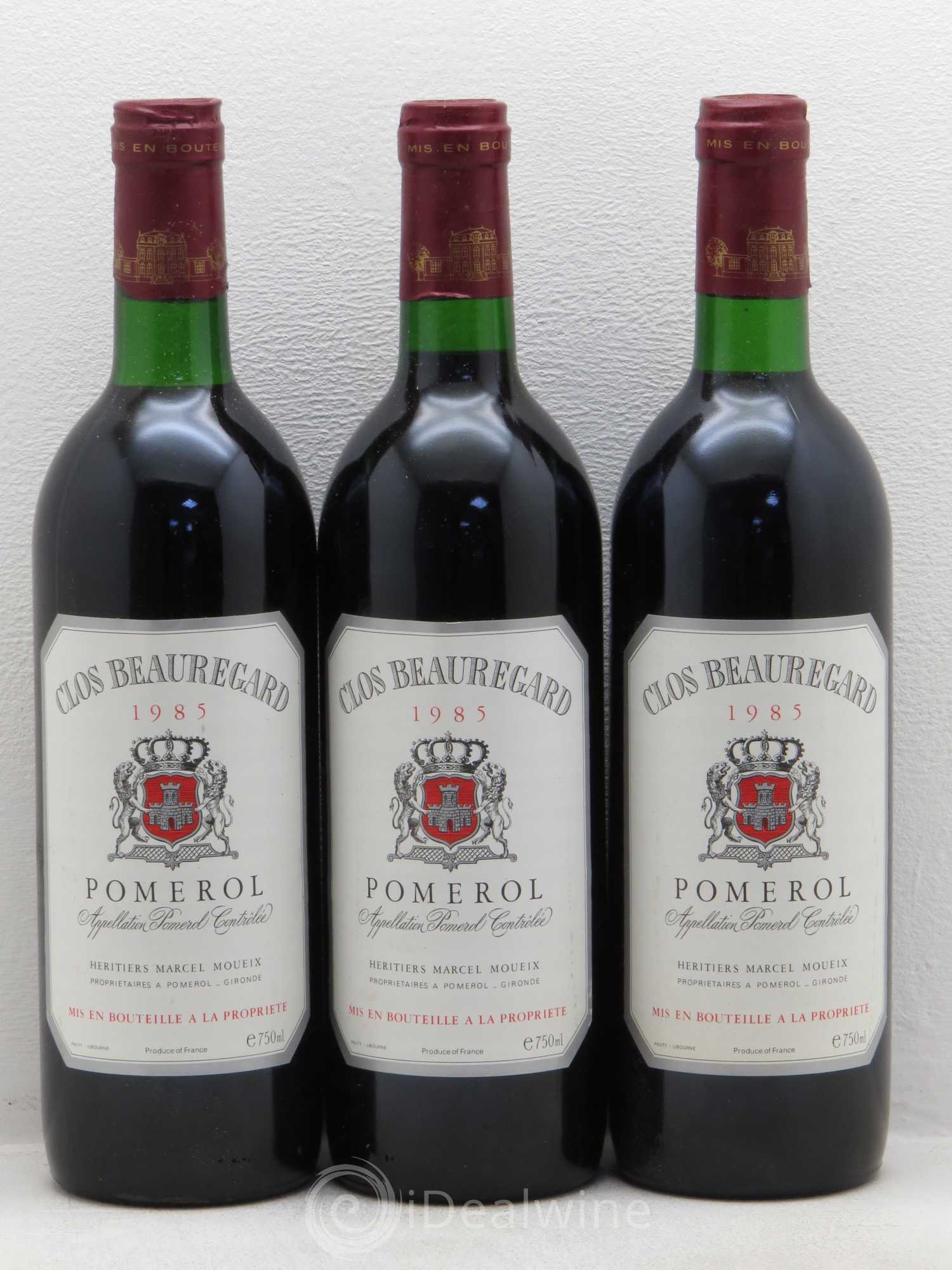 Clos Beauregard 1985 - Lot de 12 bouteilles - 4