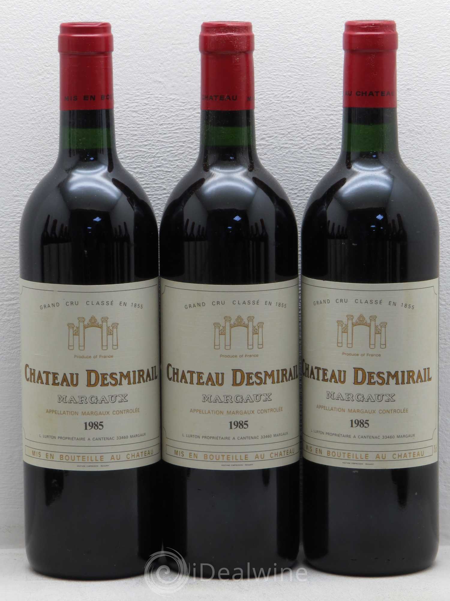 Château Desmirail 3ème Grand Cru Classé 1985 - Lot de 12 bouteilles - 1