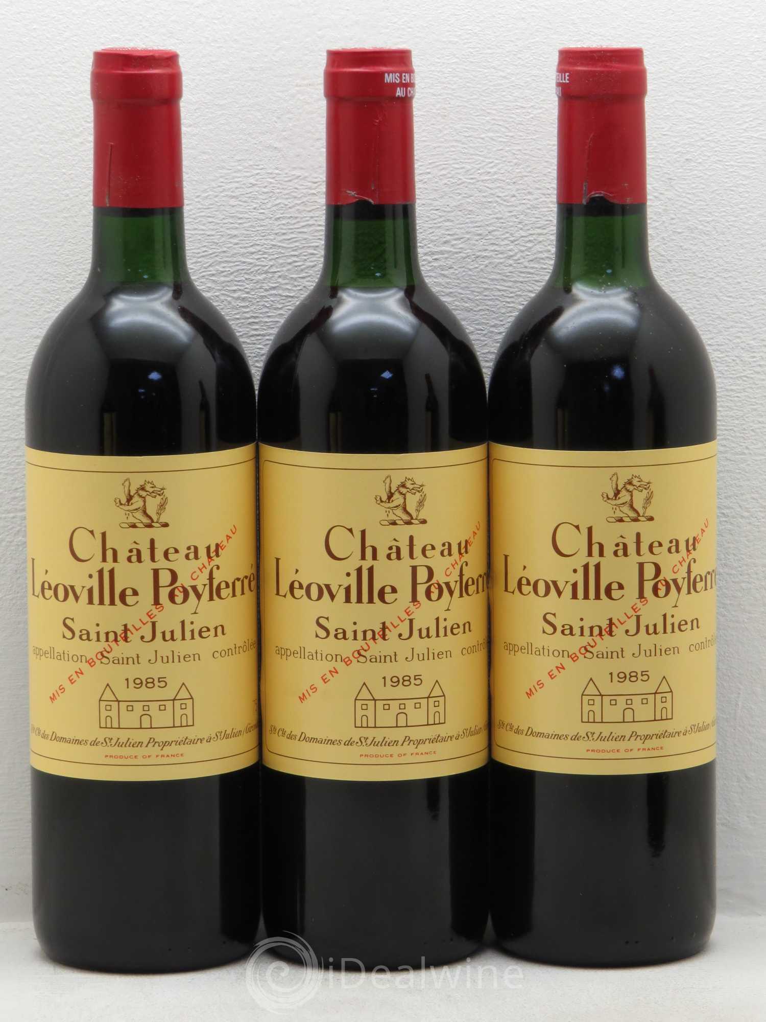 Château Léoville Poyferré 2ème Grand Cru Classé 1985 - Lot de 12 bouteilles - 3