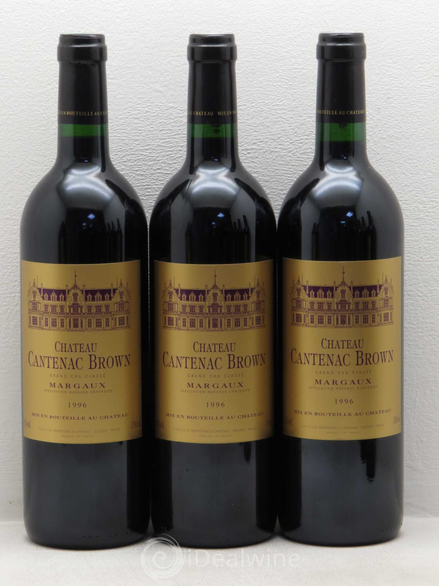 Château Cantenac Brown 3ème Grand Cru Classé 1996 - Lot de 12 bouteilles - 2