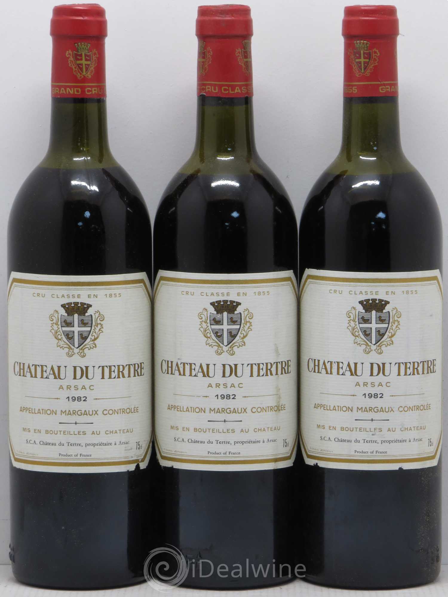 Château du Tertre 5ème Grand Cru Classé 1982 - Lot de 12 bouteilles - 2
