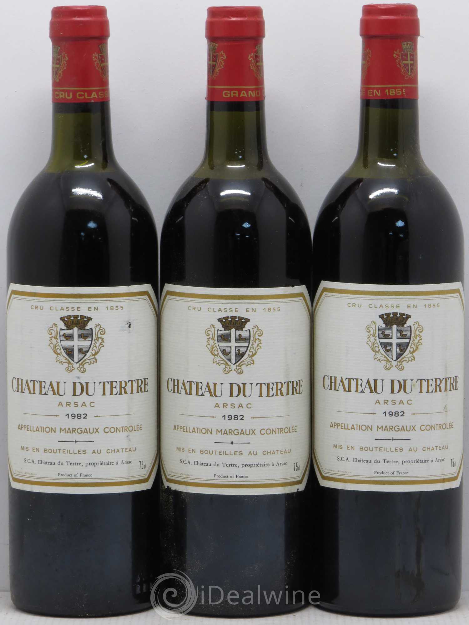 Château du Tertre 5ème Grand Cru Classé 1982 - Lot de 12 bouteilles - 3