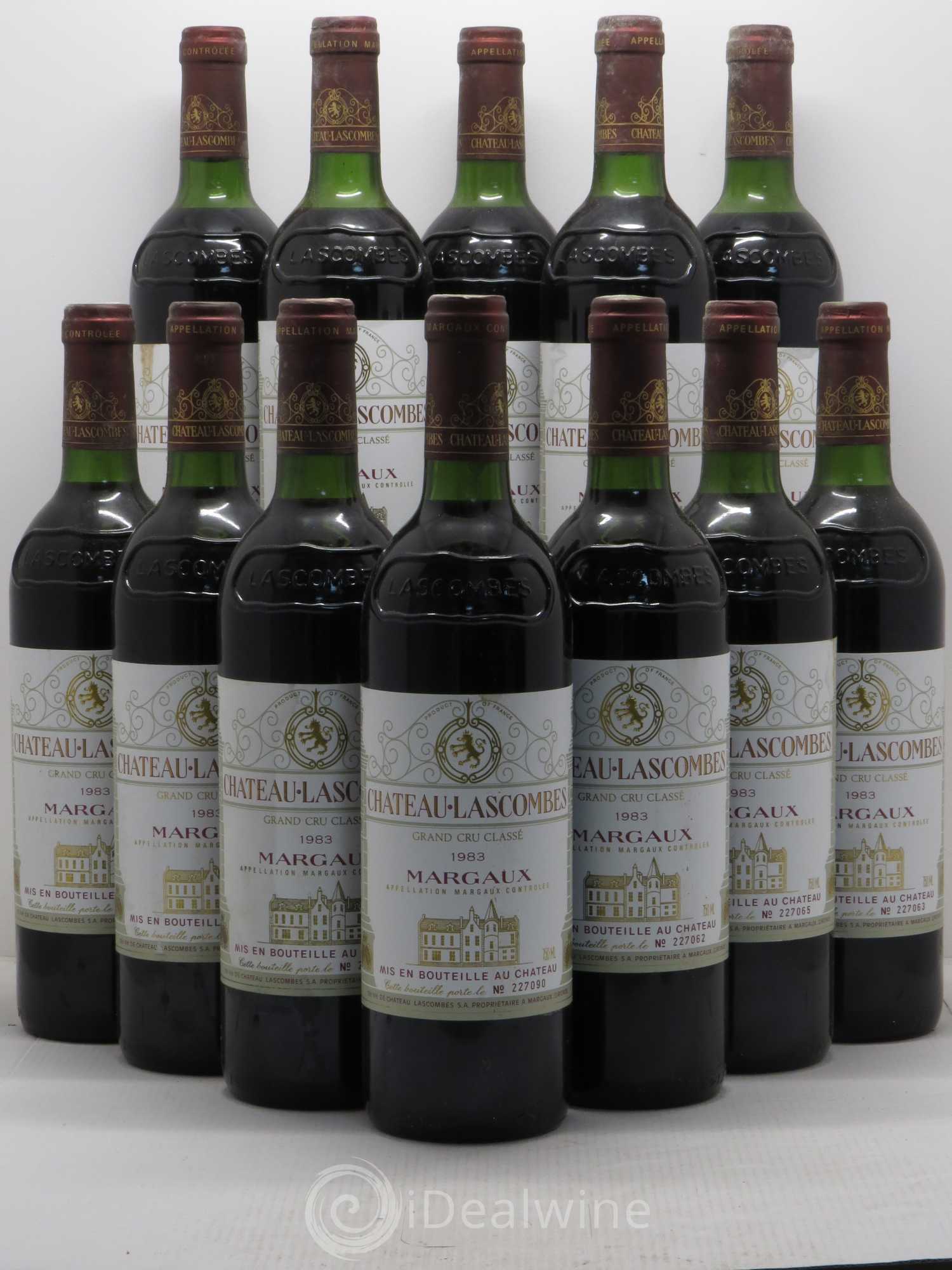 Château Lascombes 2ème Grand Cru Classé 1983 - Lot de 12 bouteilles - 0