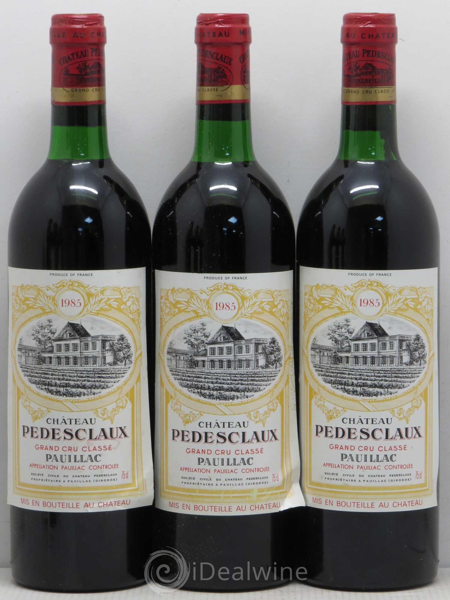 Château Pedesclaux 5ème Grand Cru Classé 1985 - Lot de 12 bouteilles - 1
