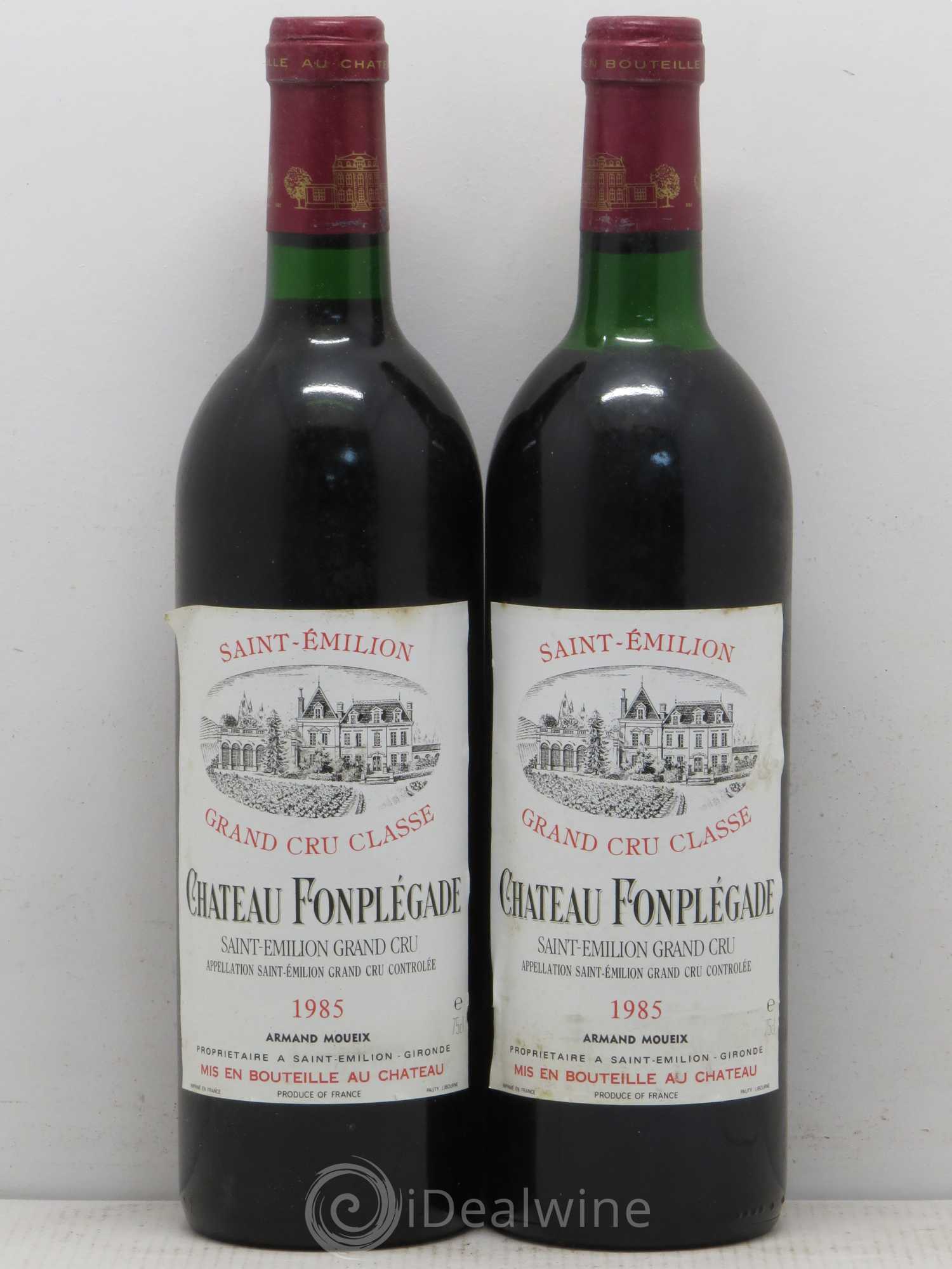 Château Fonplegade Grand Cru Classé 1985 - Lot de 11 bouteilles - 4