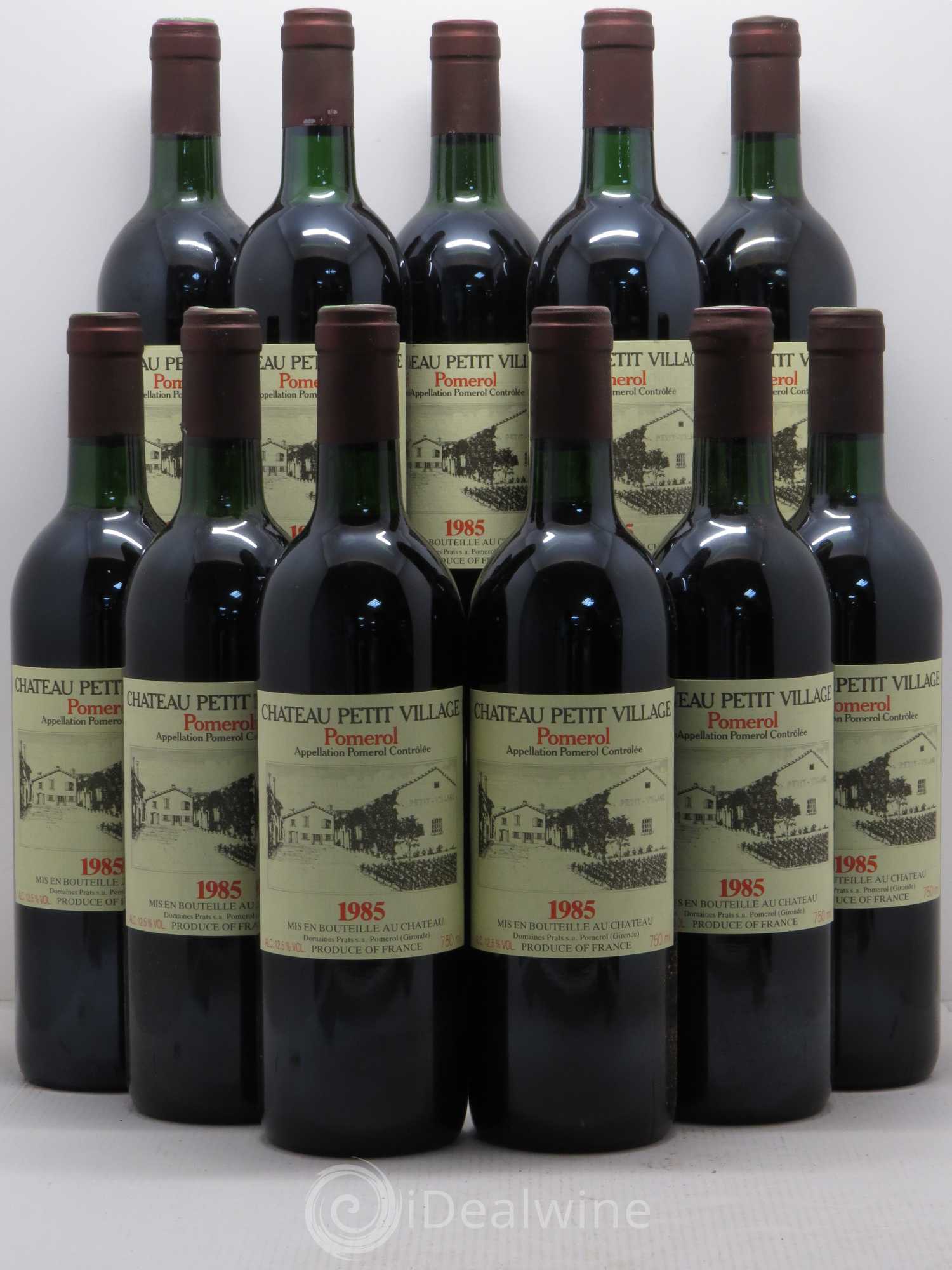 Château Petit Village 1985 - Lot de 11 bouteilles - 0