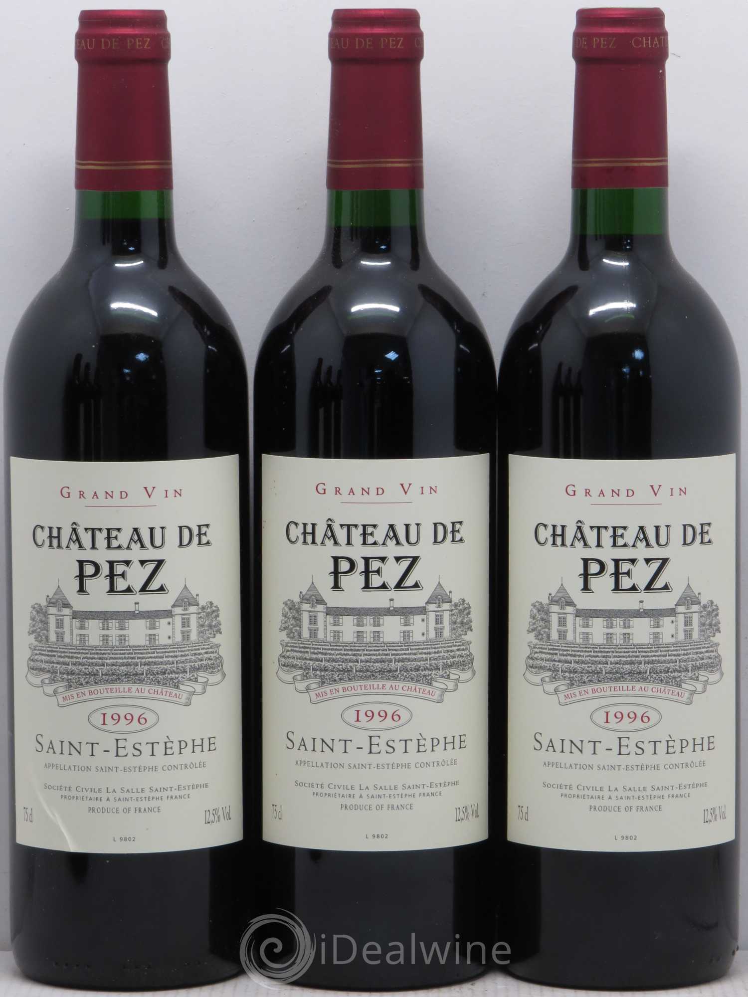 Château de Pez 1996 - Lot de 12 bouteilles - 1