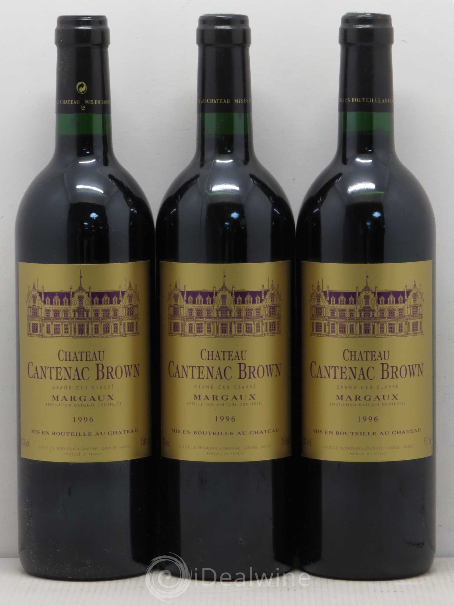 Château Cantenac Brown 3ème Grand Cru Classé 1996 - Lot de 11 bouteilles - 2
