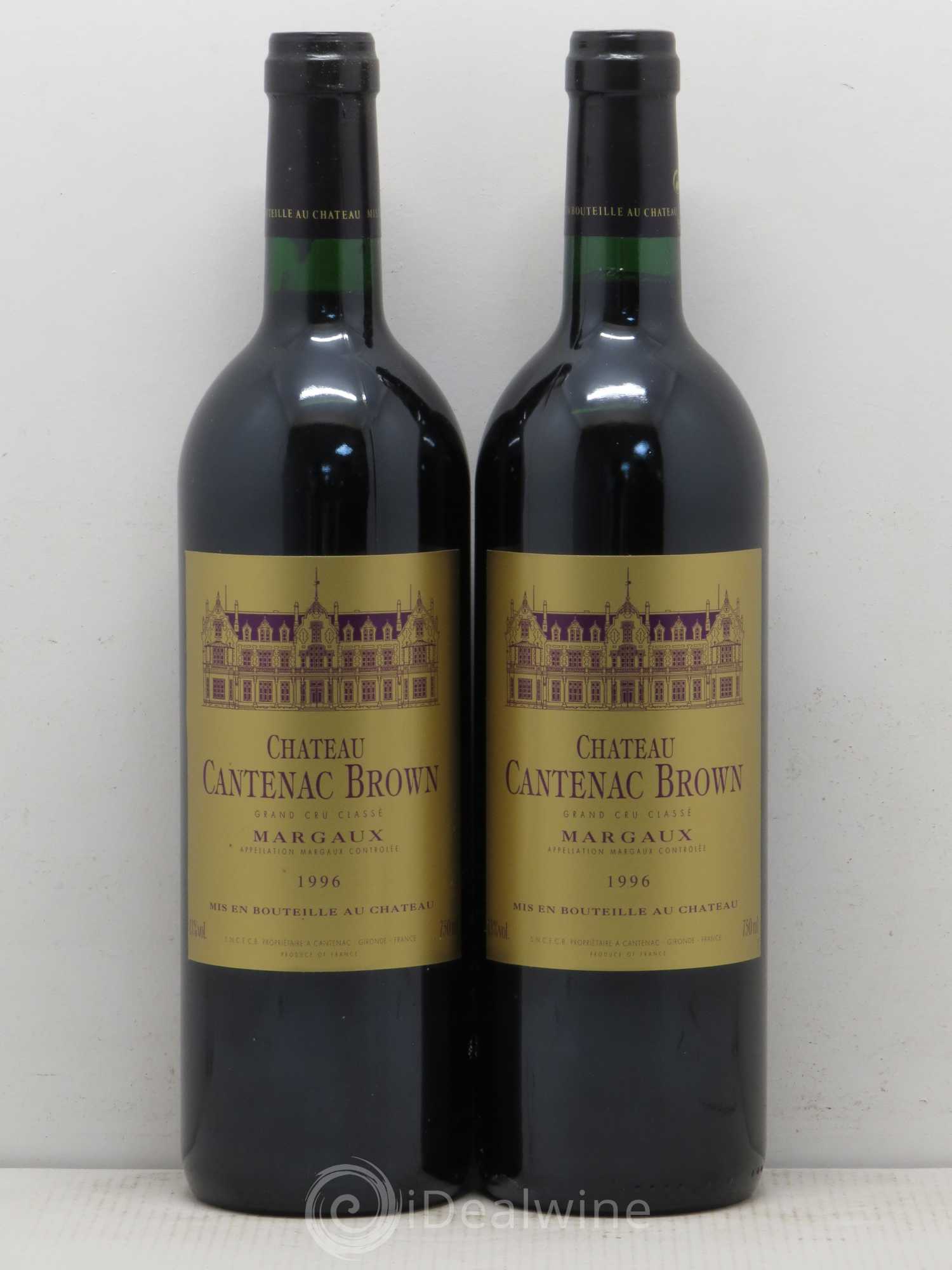 Château Cantenac Brown 3ème Grand Cru Classé 1996 - Lot de 11 bouteilles - 4