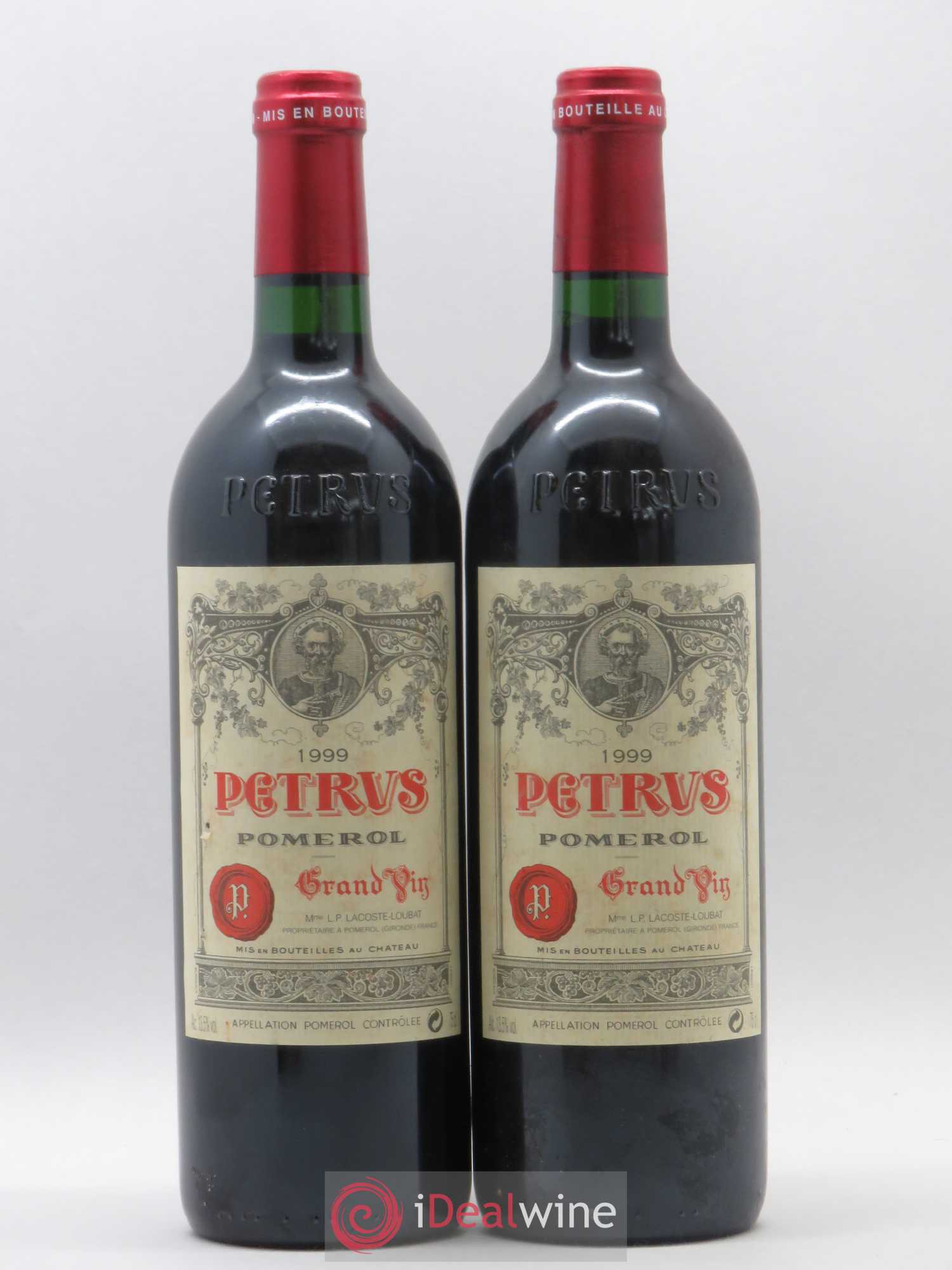 Petrus 1999 - Lot de 2 bouteilles - 0