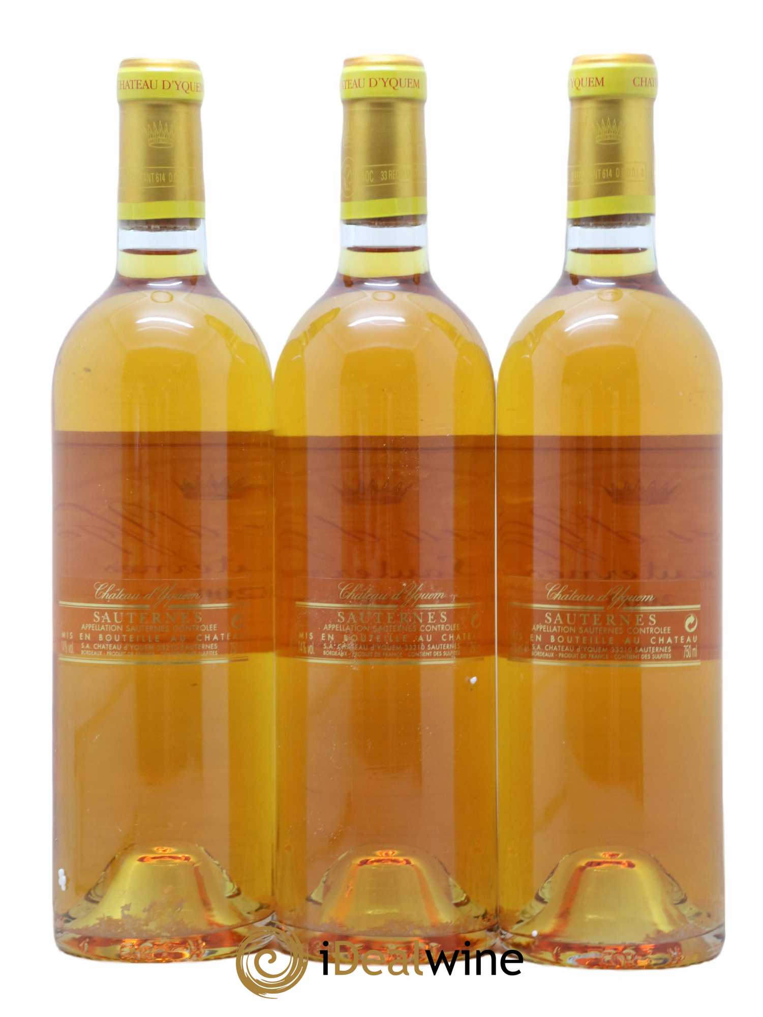 Château d' Yquem 1er Cru Classé Supérieur 2003 - Lotto di 3 bottiglie - 1