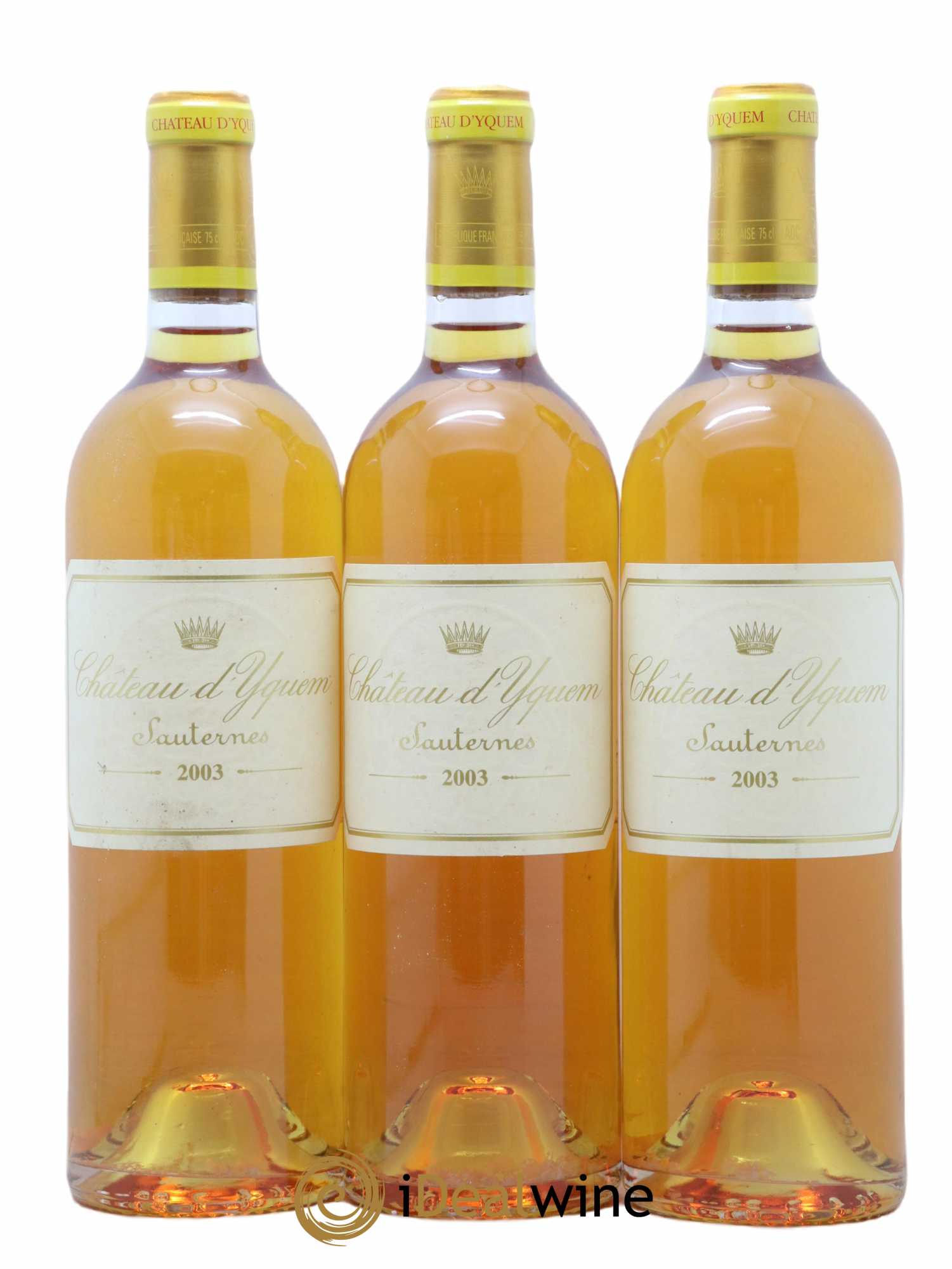 Château d' Yquem 1er Cru Classé Supérieur 2003 - Lotto di 3 bottiglie - 0