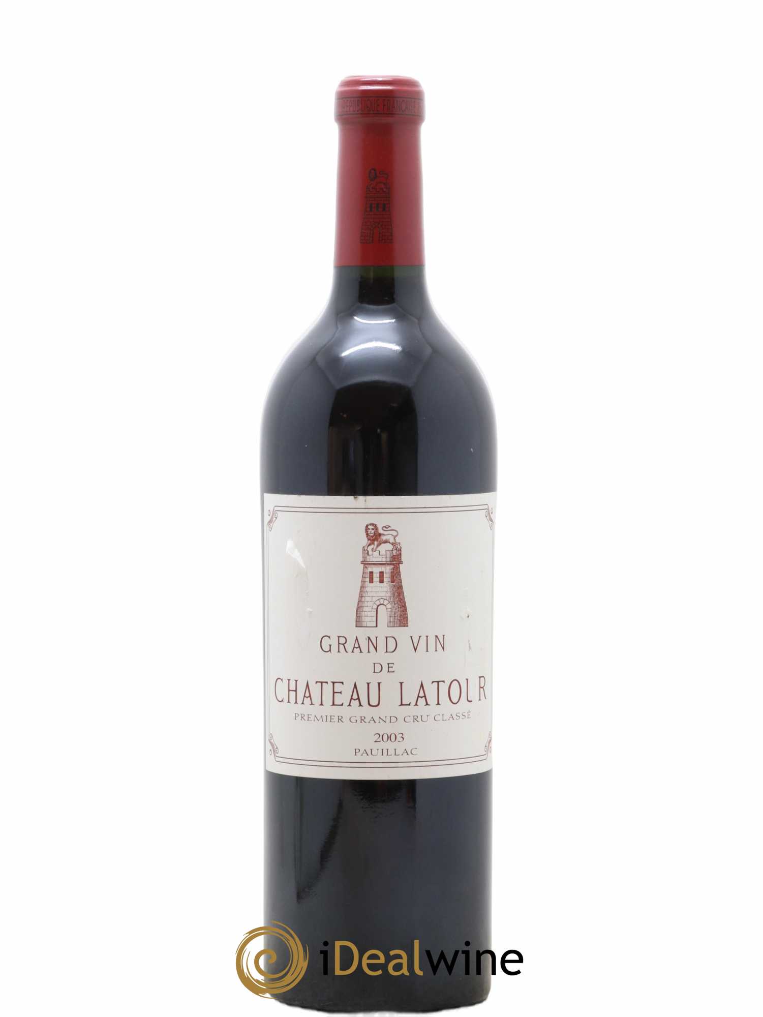 Château Latour 1er Grand Cru Classé 2003 - Lot de 1 bouteille - 0