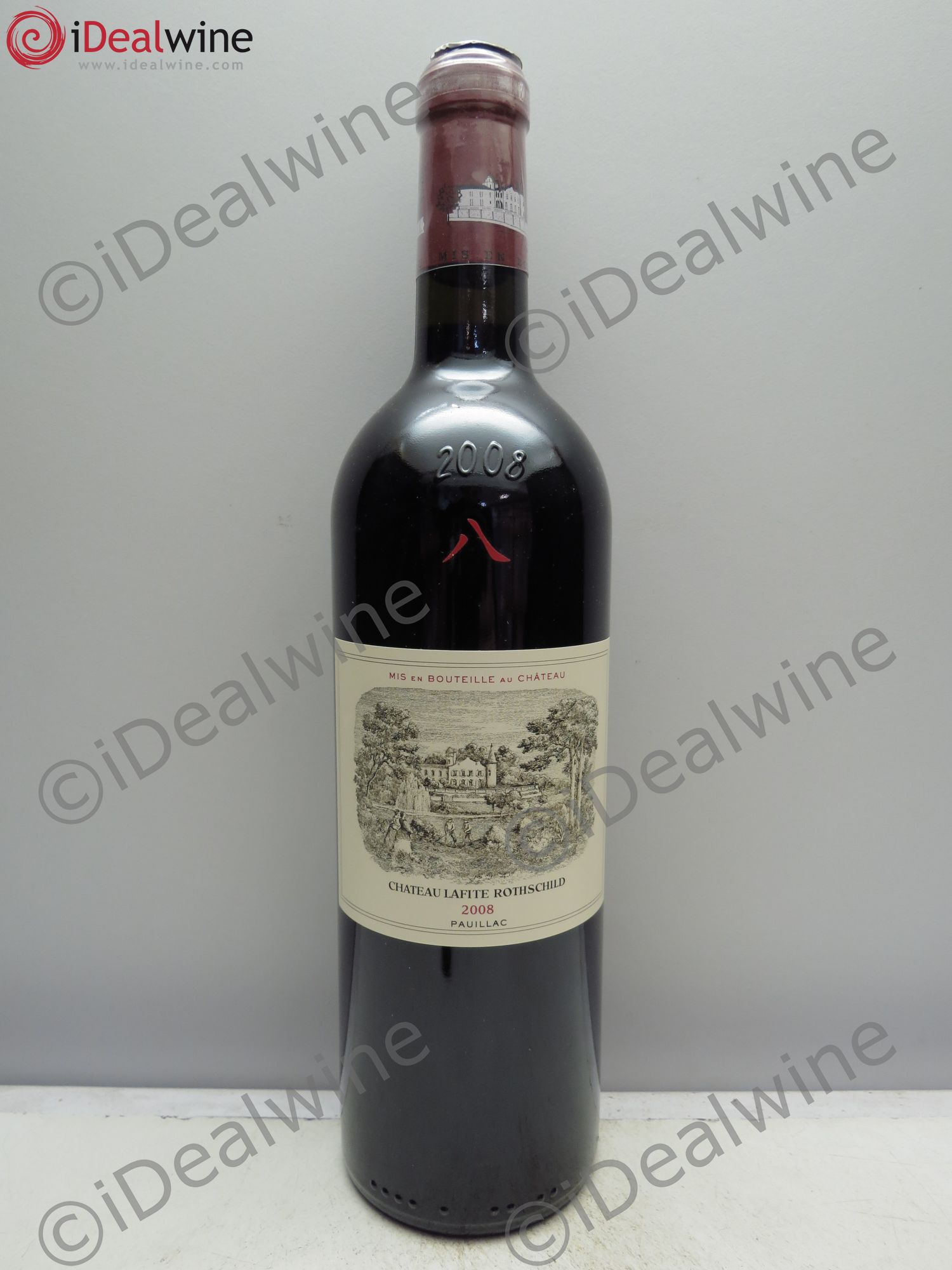 Château Lafite Rothschild 1er Grand Cru Classé 2008 - Lot de 1 bouteille - 0