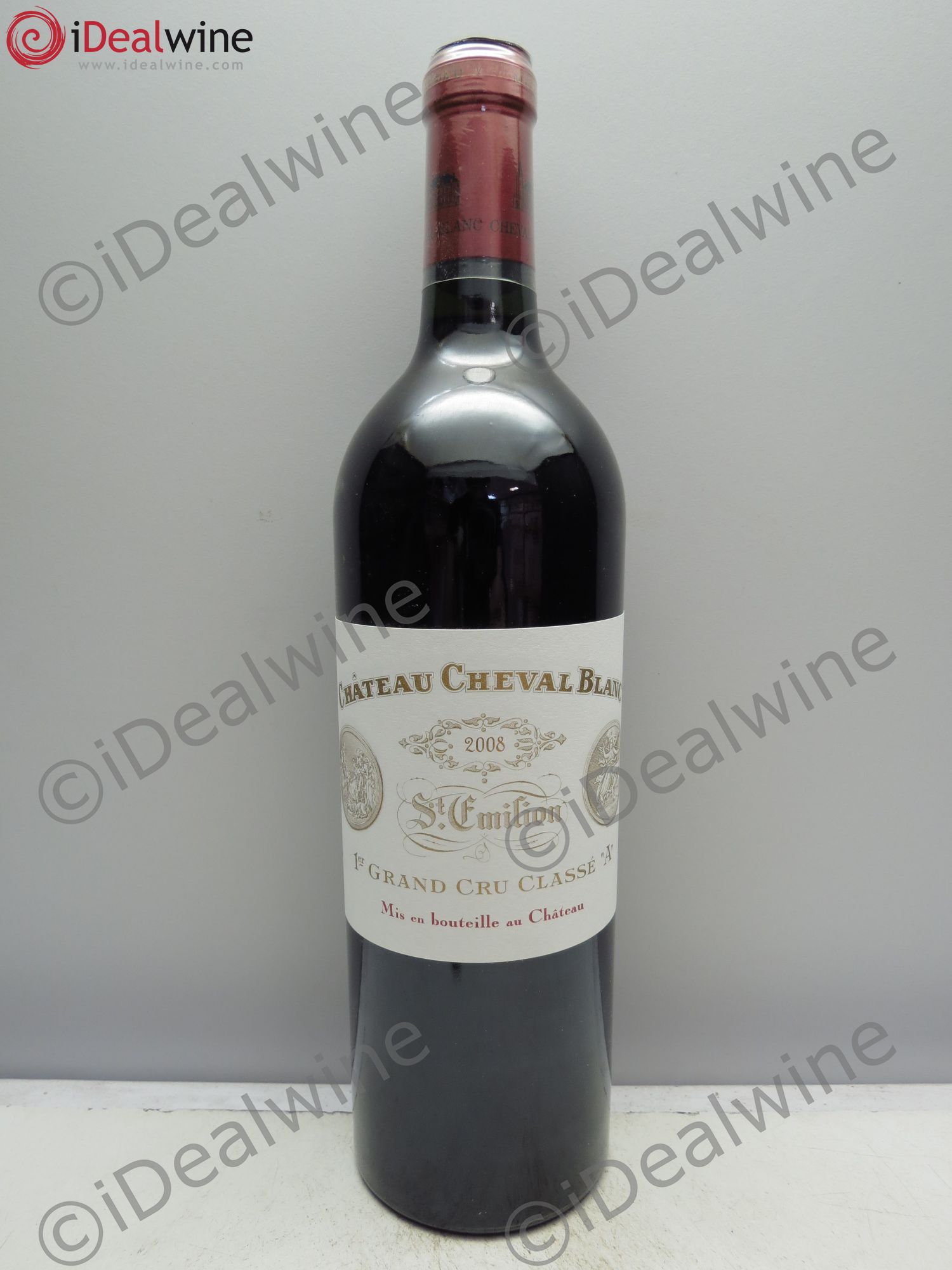Château Cheval Blanc 1er Grand Cru Classé A 2008 - Lot de 1 bouteille - 0