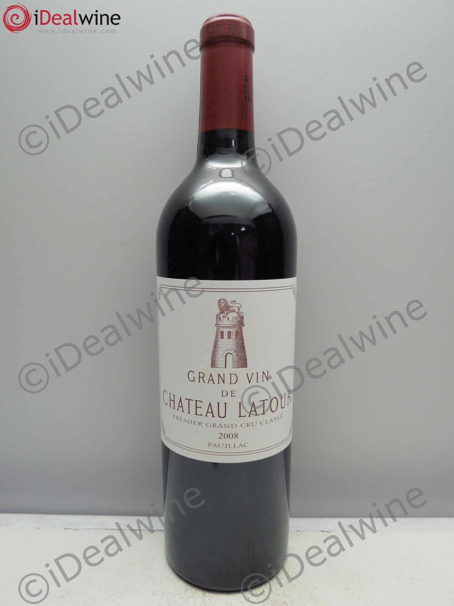 Château Latour 1er Grand Cru Classé 2008 - Lot de 1 bouteille - 0