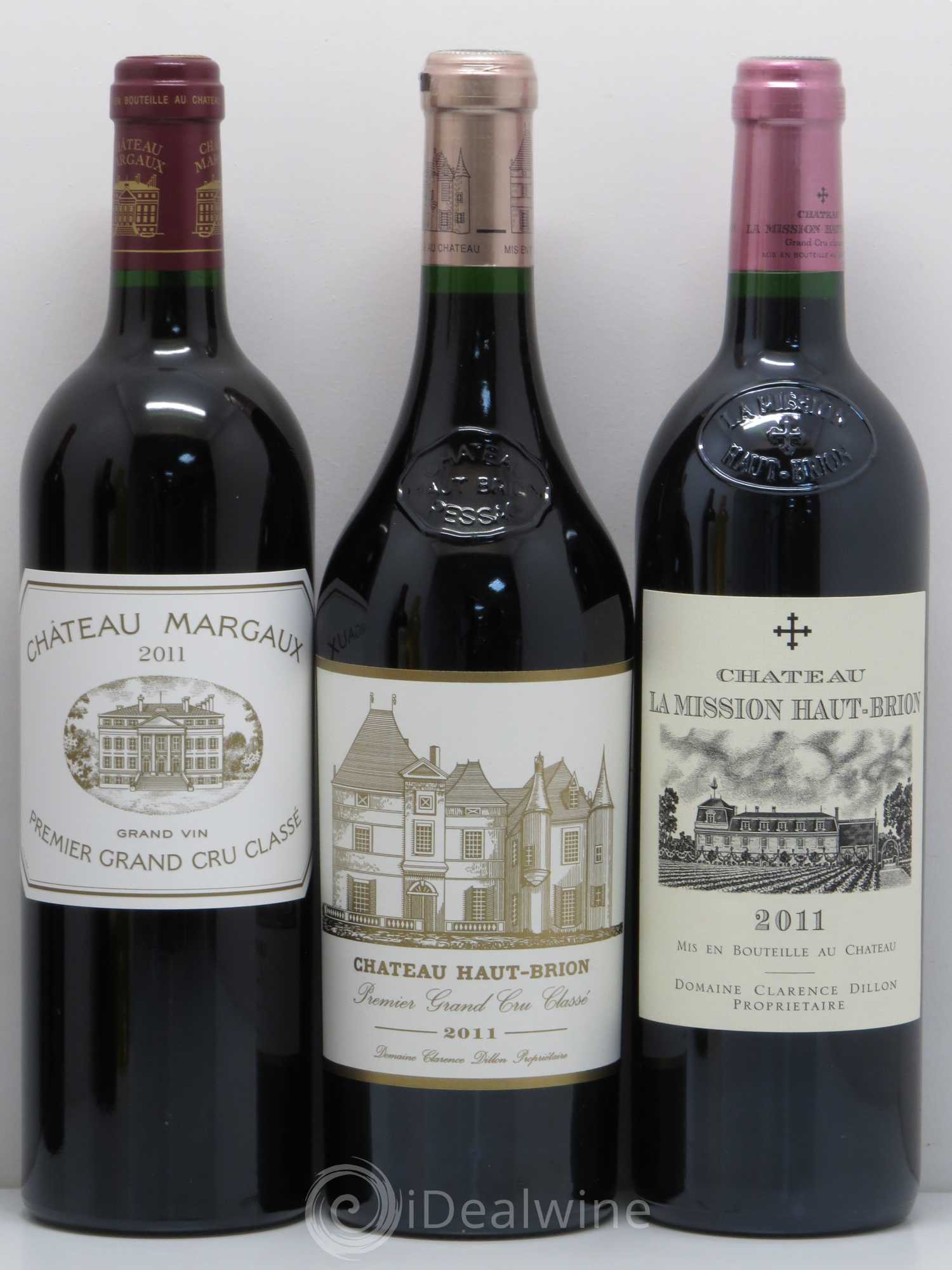 Caisse Collection Duclot 2011 (9 Btes Latour, Yquem, Cheval Blanc, Haut-Brion, La Mission Haut-Brion, Margaux, Lafite-Rothschild, Mouton Rothschild, Petrus) 2011 - Lot de 1 bouteille - 3