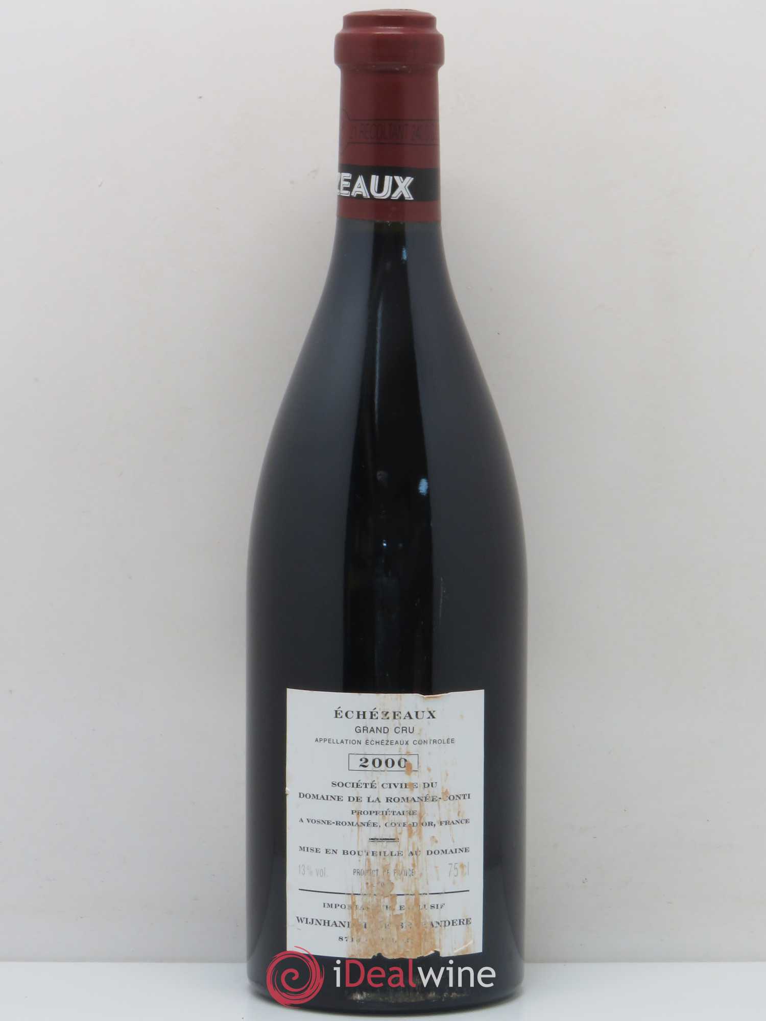 Echezeaux Grand Cru Domaine de la Romanée-Conti 2000 - Lot de 1 bouteille - 1