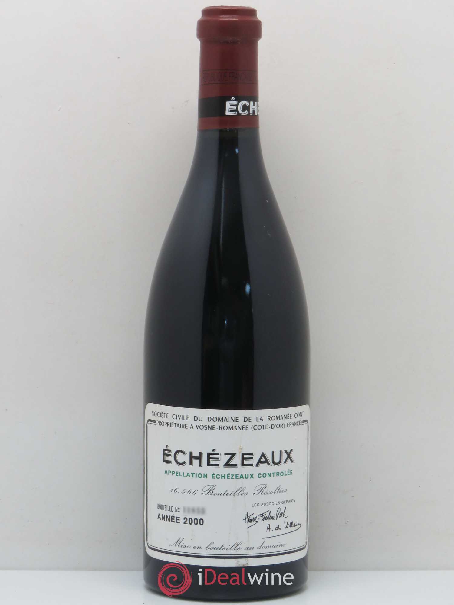 Echezeaux Grand Cru Domaine de la Romanée-Conti 2000 - Lot de 1 bouteille - 0