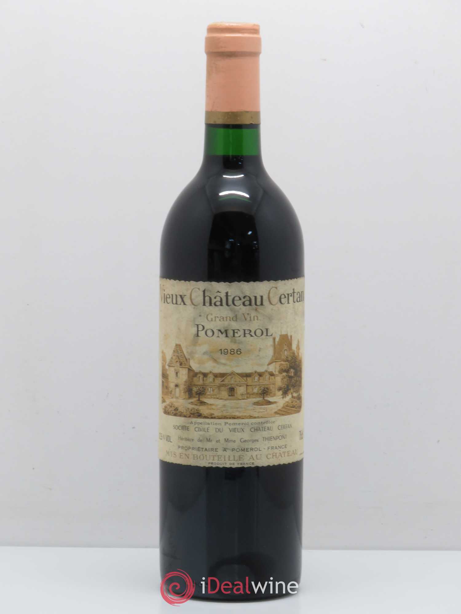 Vieux Château Certan 1986 - Lot de 1 bouteille - 0