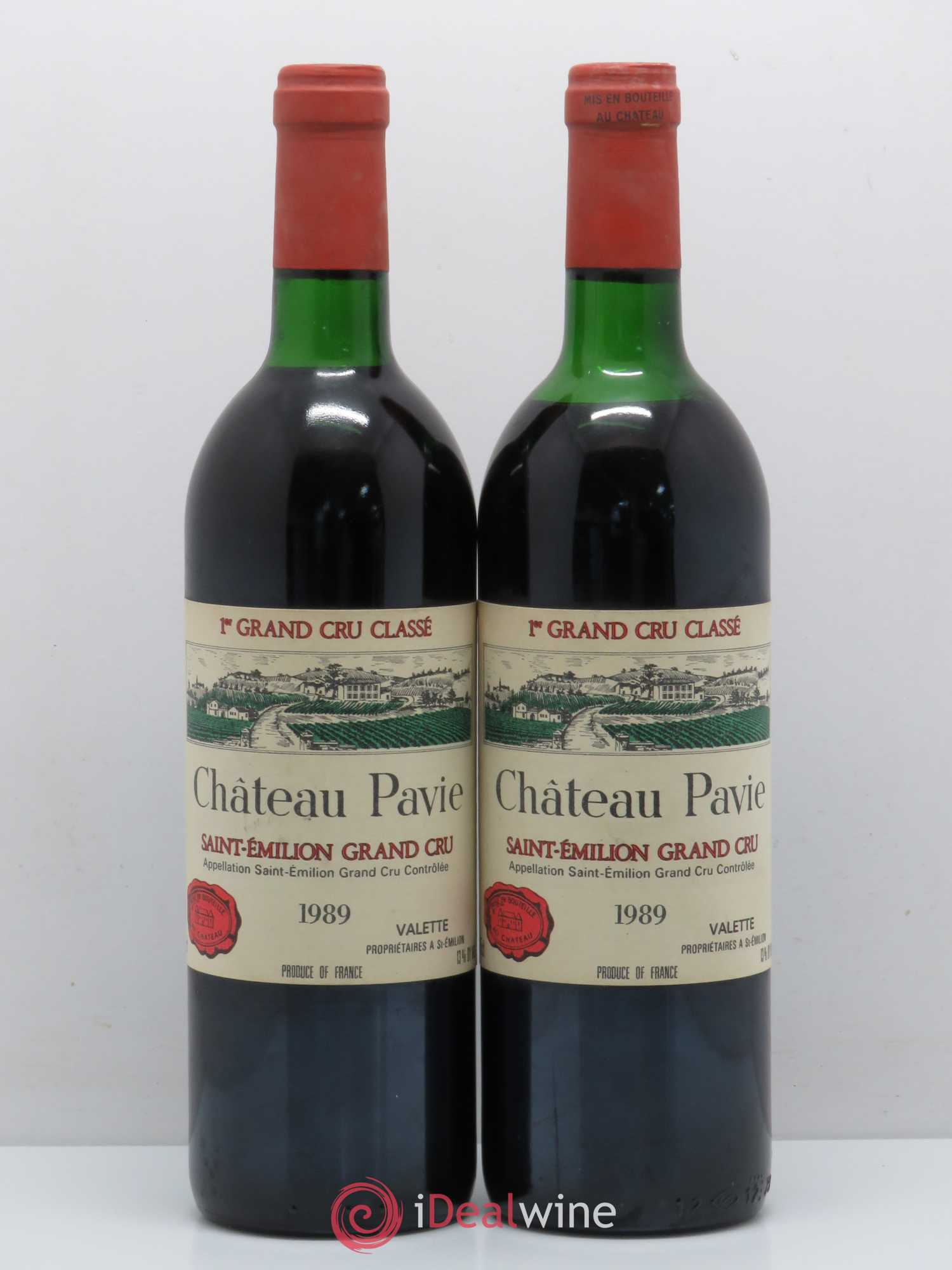 Château Pavie 1er Grand Cru Classé A 1989 - Lot de 2 bouteilles - 0