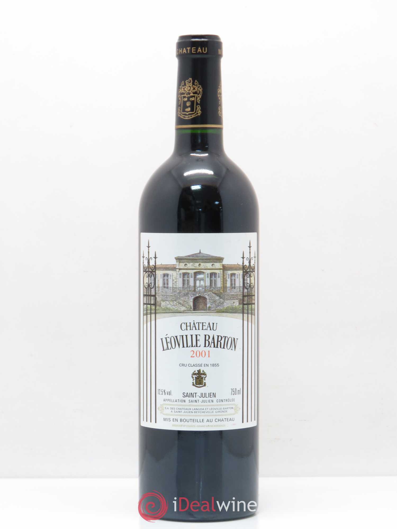 Château Léoville Barton 2ème Grand Cru Classé 2001 - Lot de 1 bouteille - 0