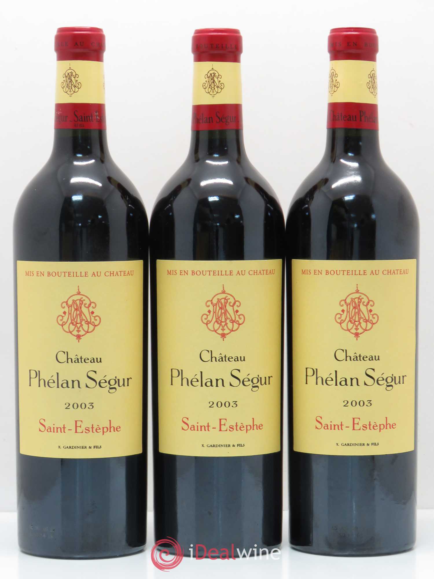 Château Phélan Ségur 2003 - Lot de 6 bouteilles - 2