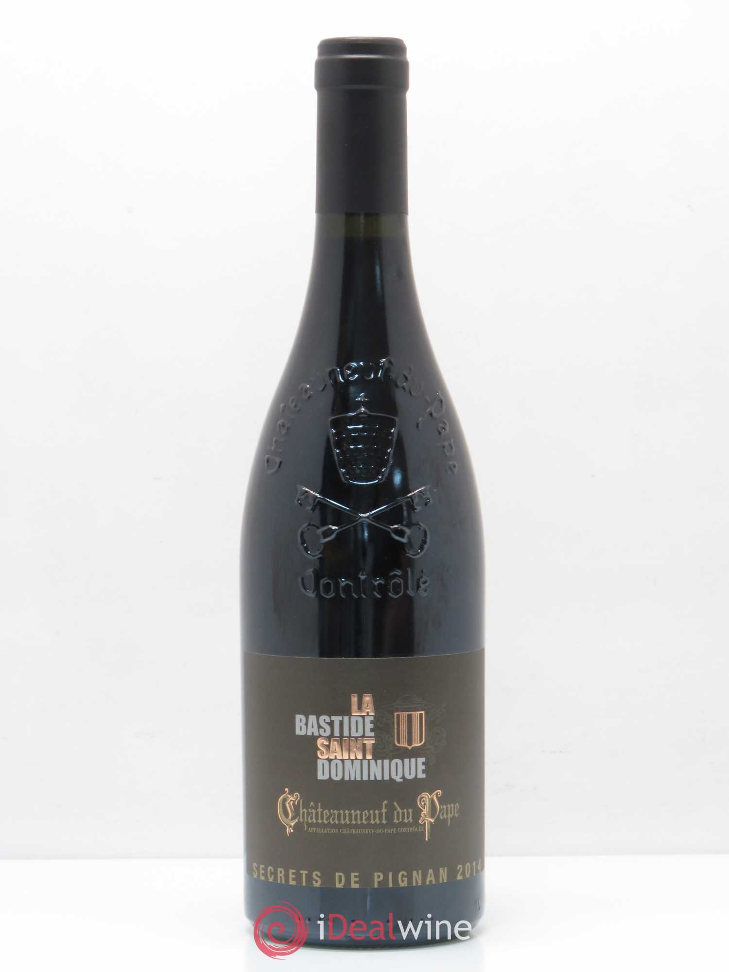 Châteauneuf-du-Pape Secret de Pignan La Bastide St Dominique 2014 - Lot de 1 bouteille - 0