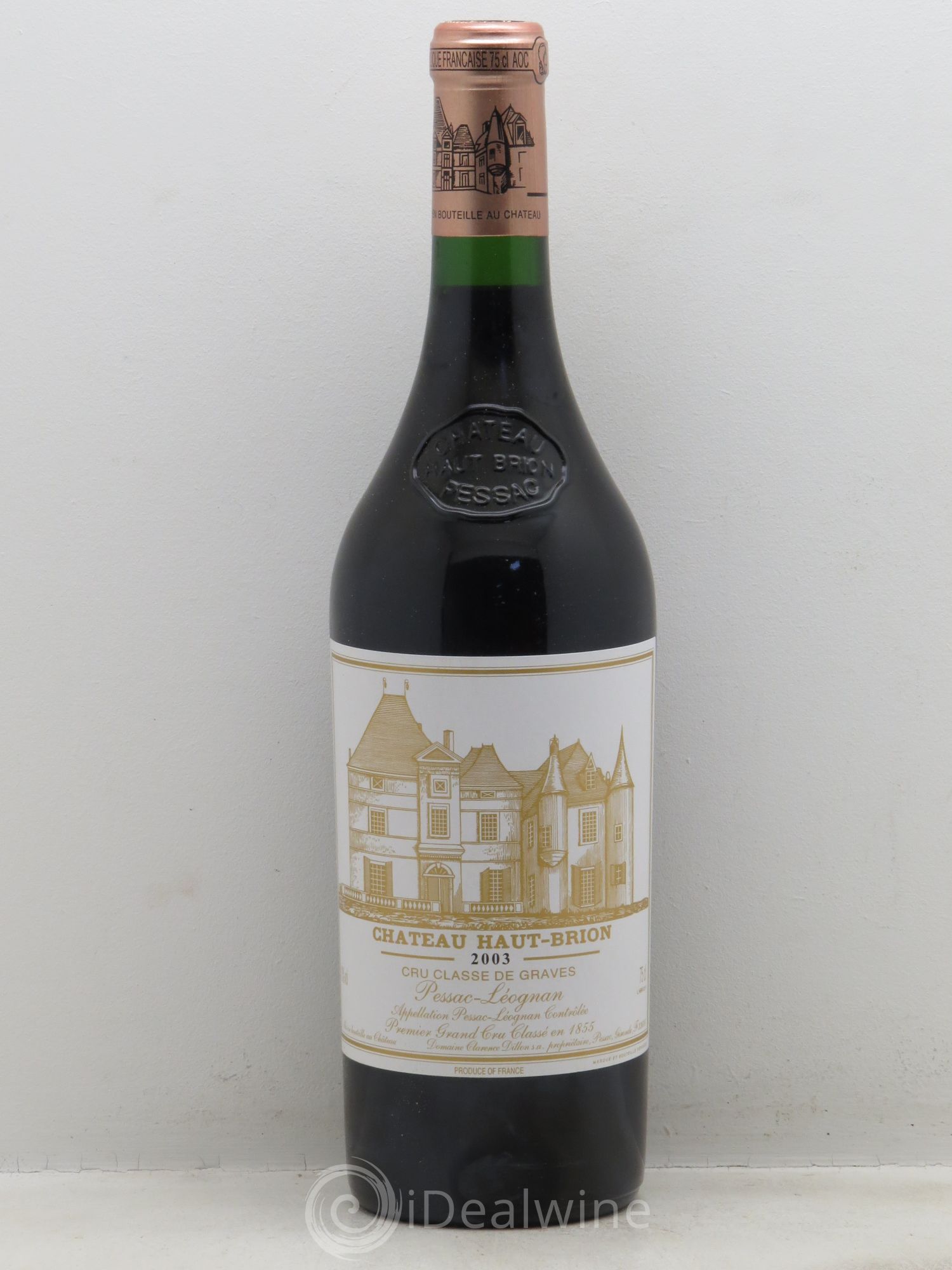Château Haut Brion 1er Grand Cru Classé 2003 - Lot de 1 bouteille - 0