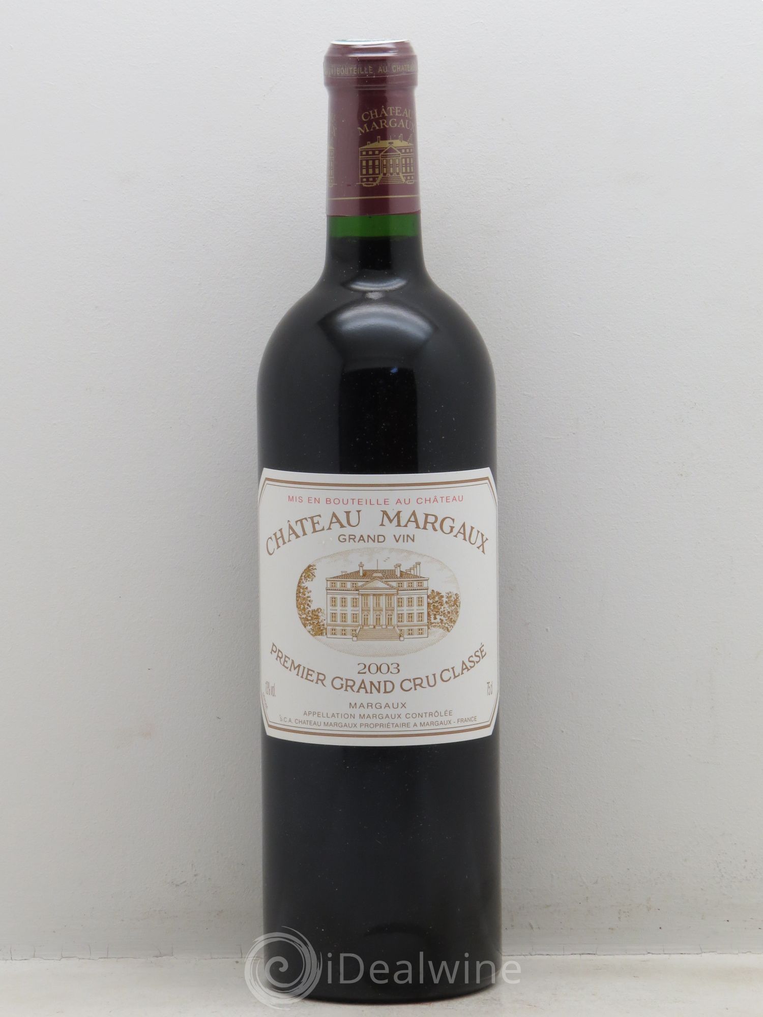 Château Margaux 1er Grand Cru Classé 2003 - Lot de 1 bouteille - 0