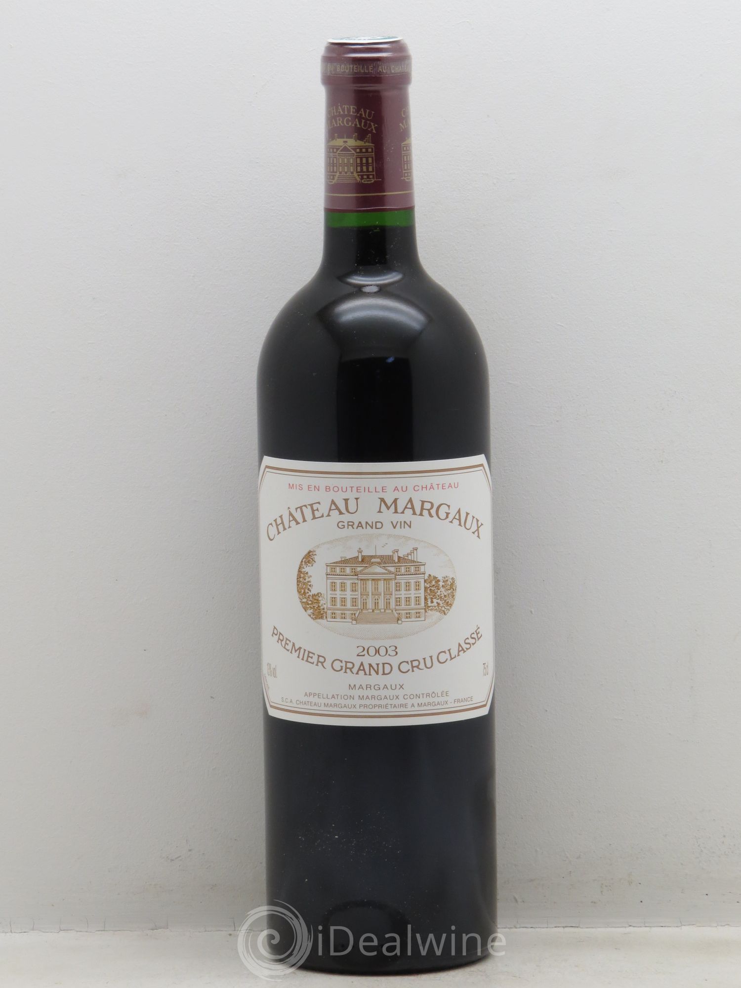 Château Margaux 1er Grand Cru Classé 2003 - Lot de 1 bouteille - 0